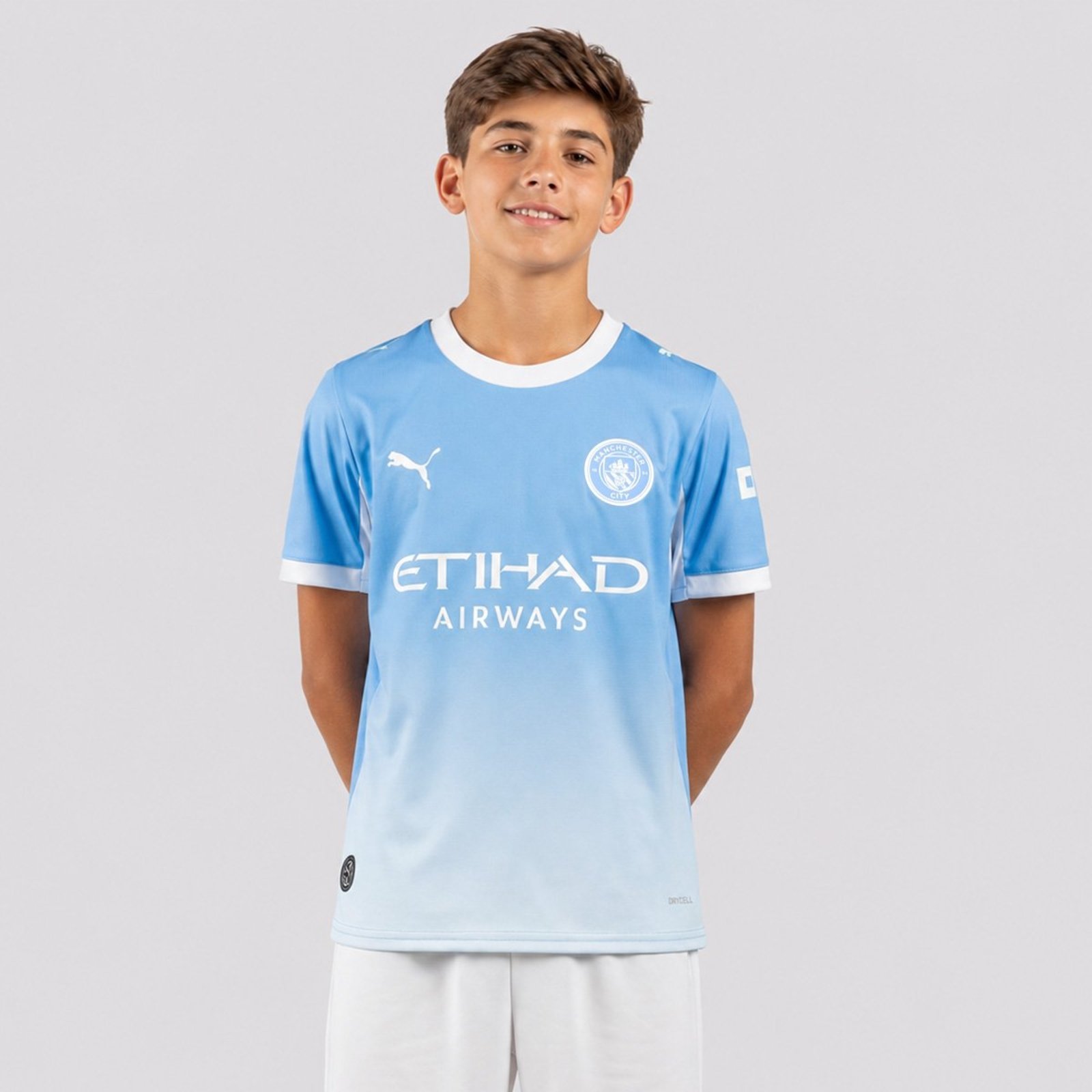 Camisa Puma Manchester City Home 2027 Juvenil