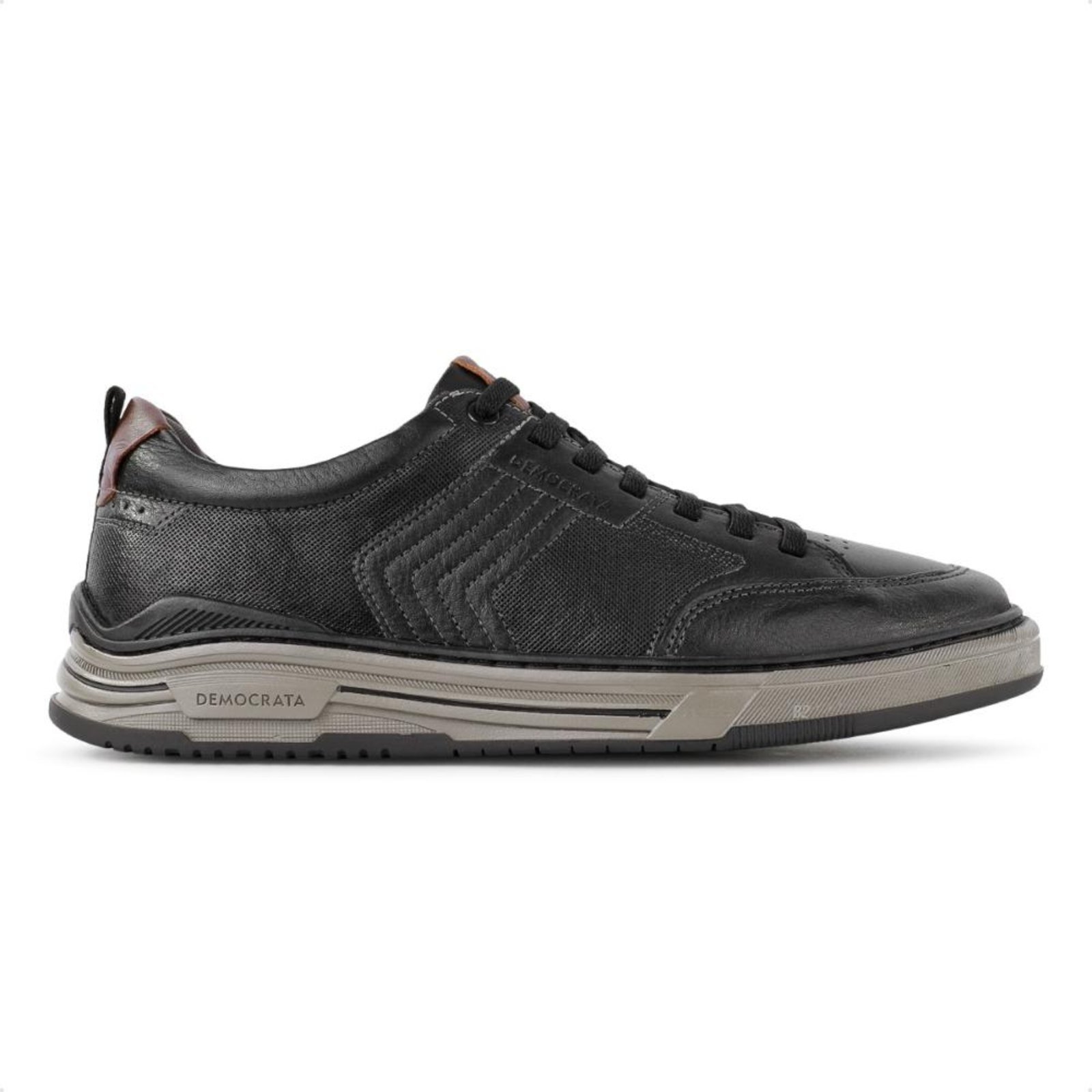 Sapatênis Democrata Denim Dylan Masculino Preto
