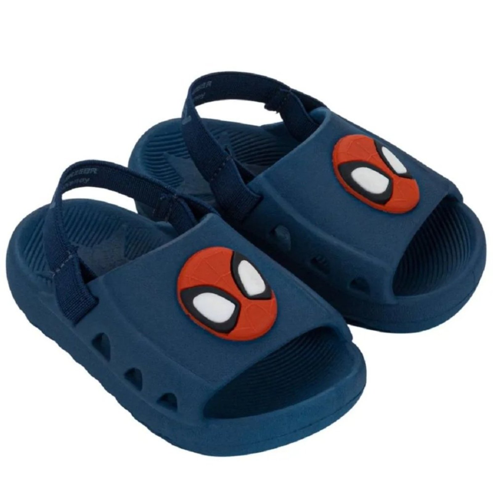 Infantil - Chinelo Slide Grendene Baby Homem Aranha Marvel Amazing 23402 Grendene Azul Marinho
