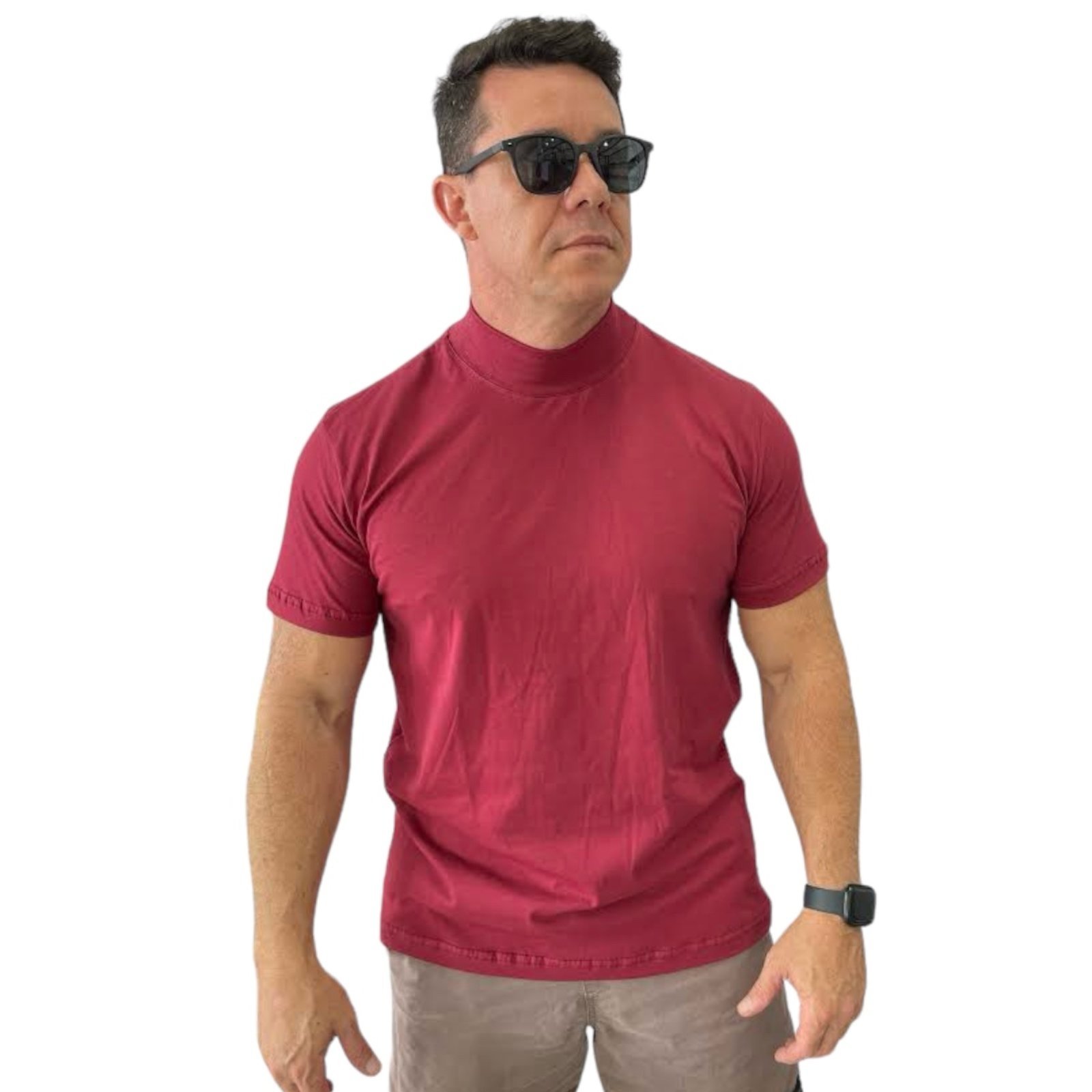 Camiseta Gola alta Stecchi