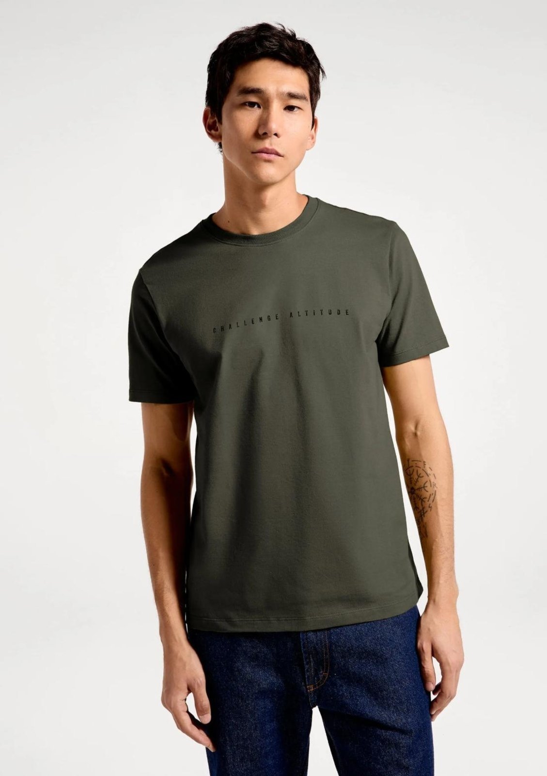 Camiseta Masculina Manga Curta Com Estampa