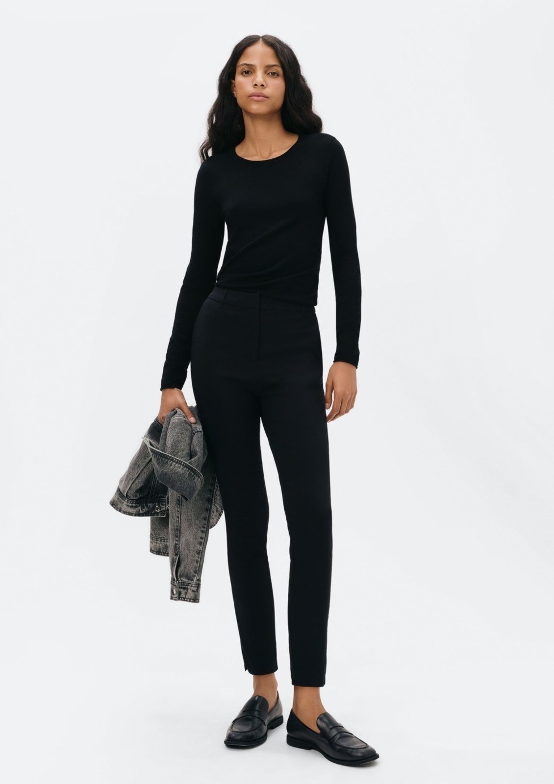 Calça Básica Feminina Cintura Média Alfaiataria Hering