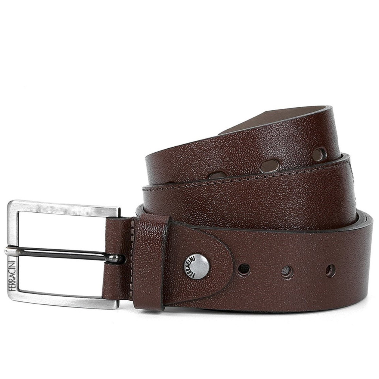 Cinto Ferracini Masculino Couro Marrom