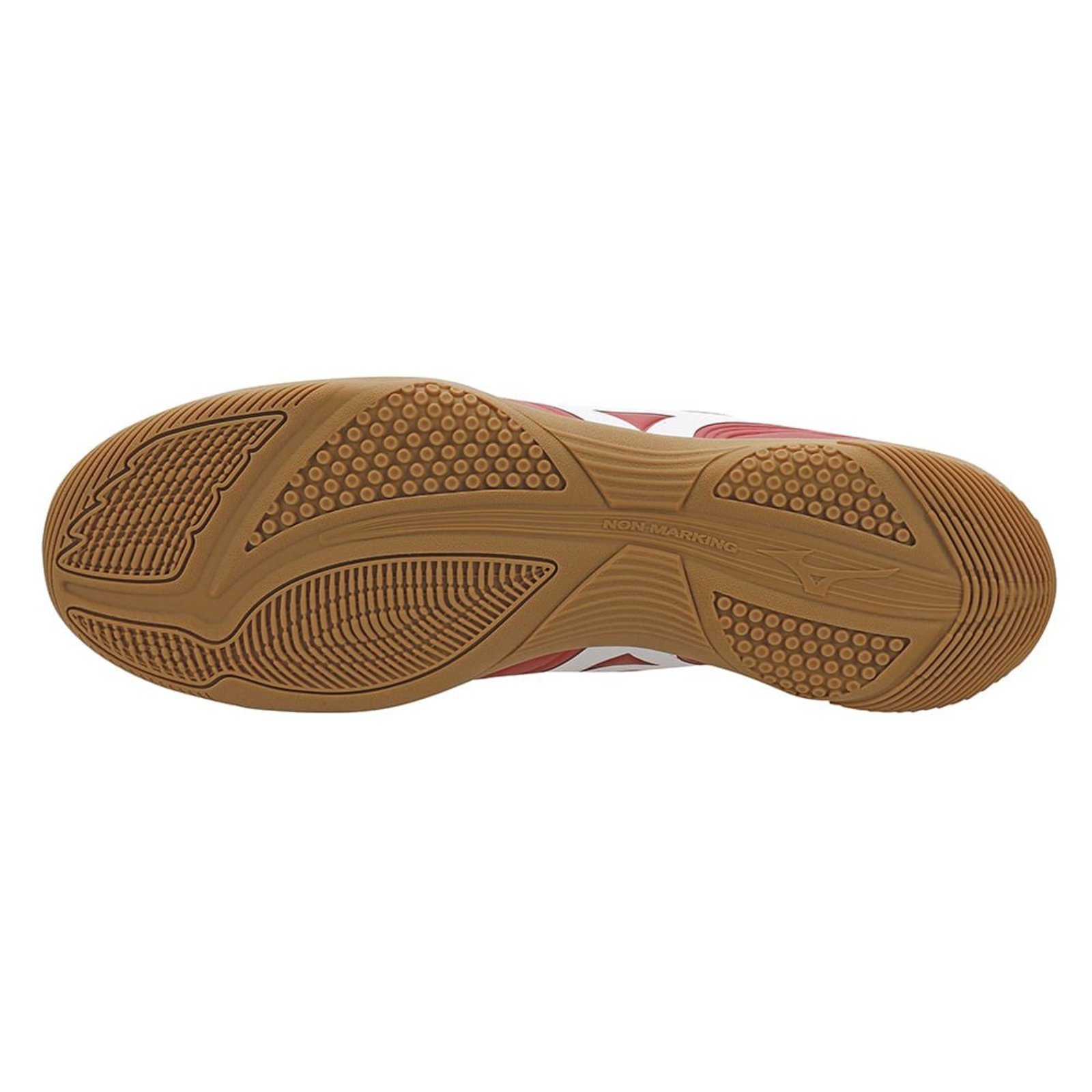 Vista 3 Chuteira Futsal Mizuno Regent IN Masculina vermelho Mizuno vermelho
