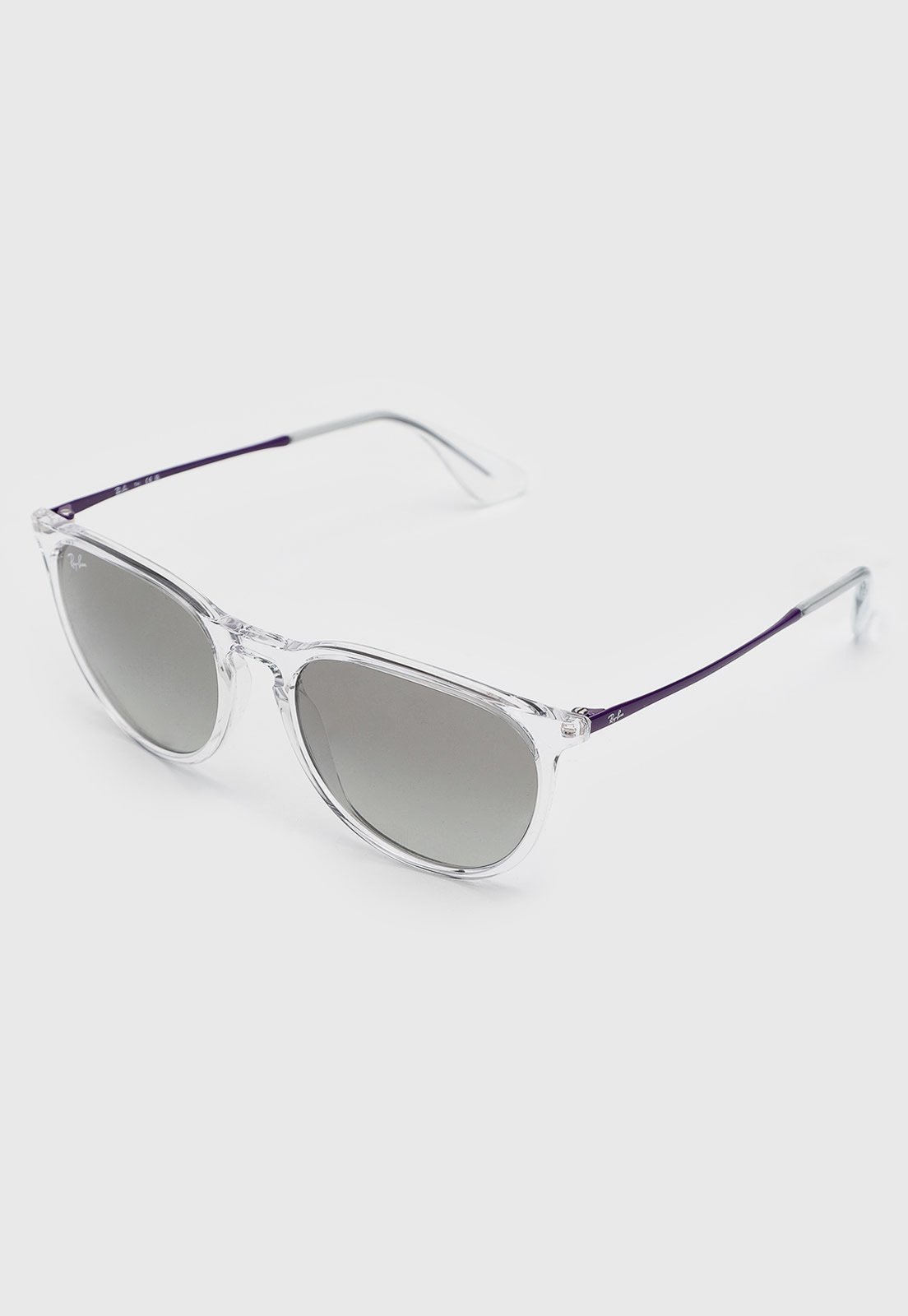 Óculos Feminino Ray-Ban Armação Transparente Lente Cinza
