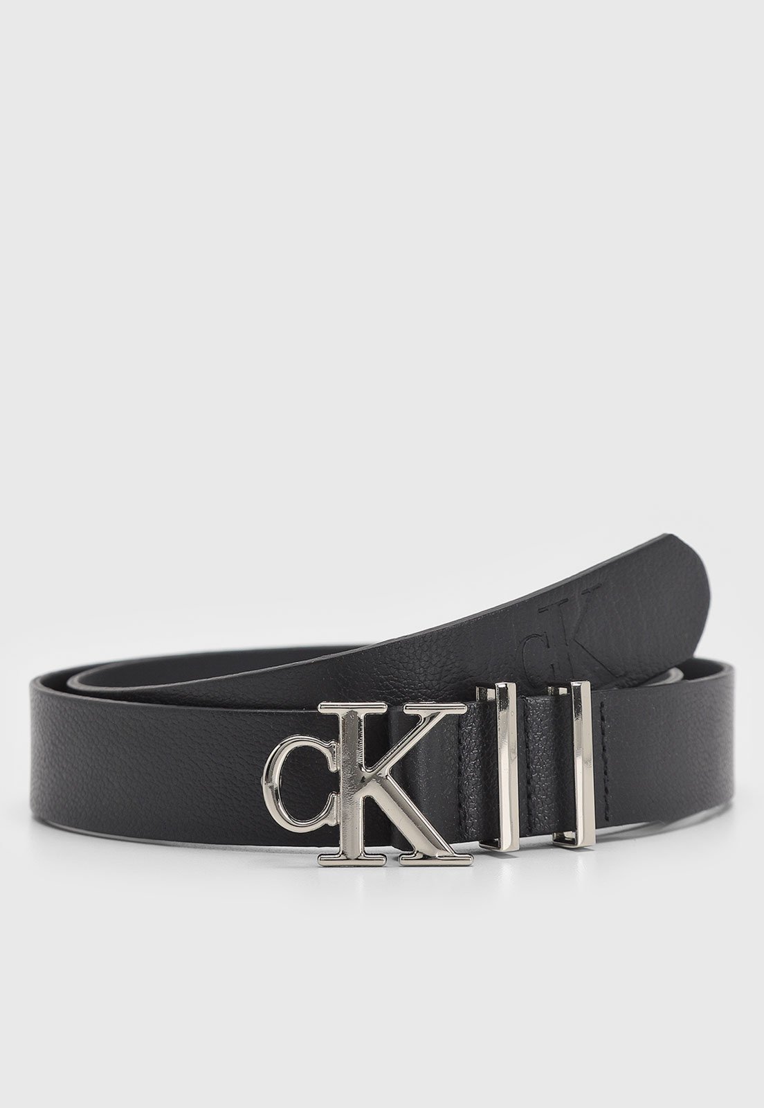 Cinto Feminino Calvin Klein Fivela CK Preto