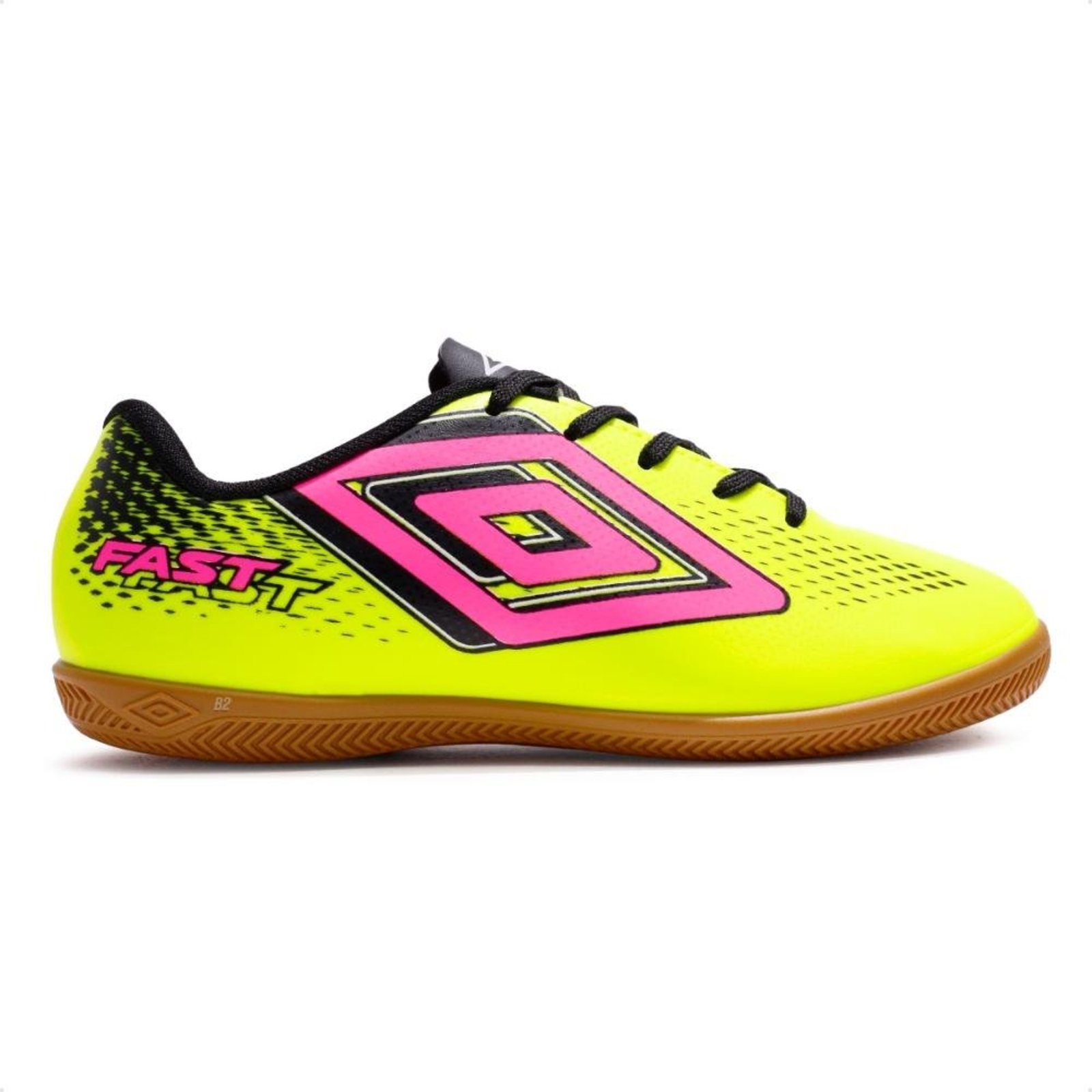 Chuteira Futsal Umbro Fast II Jr Amarelo