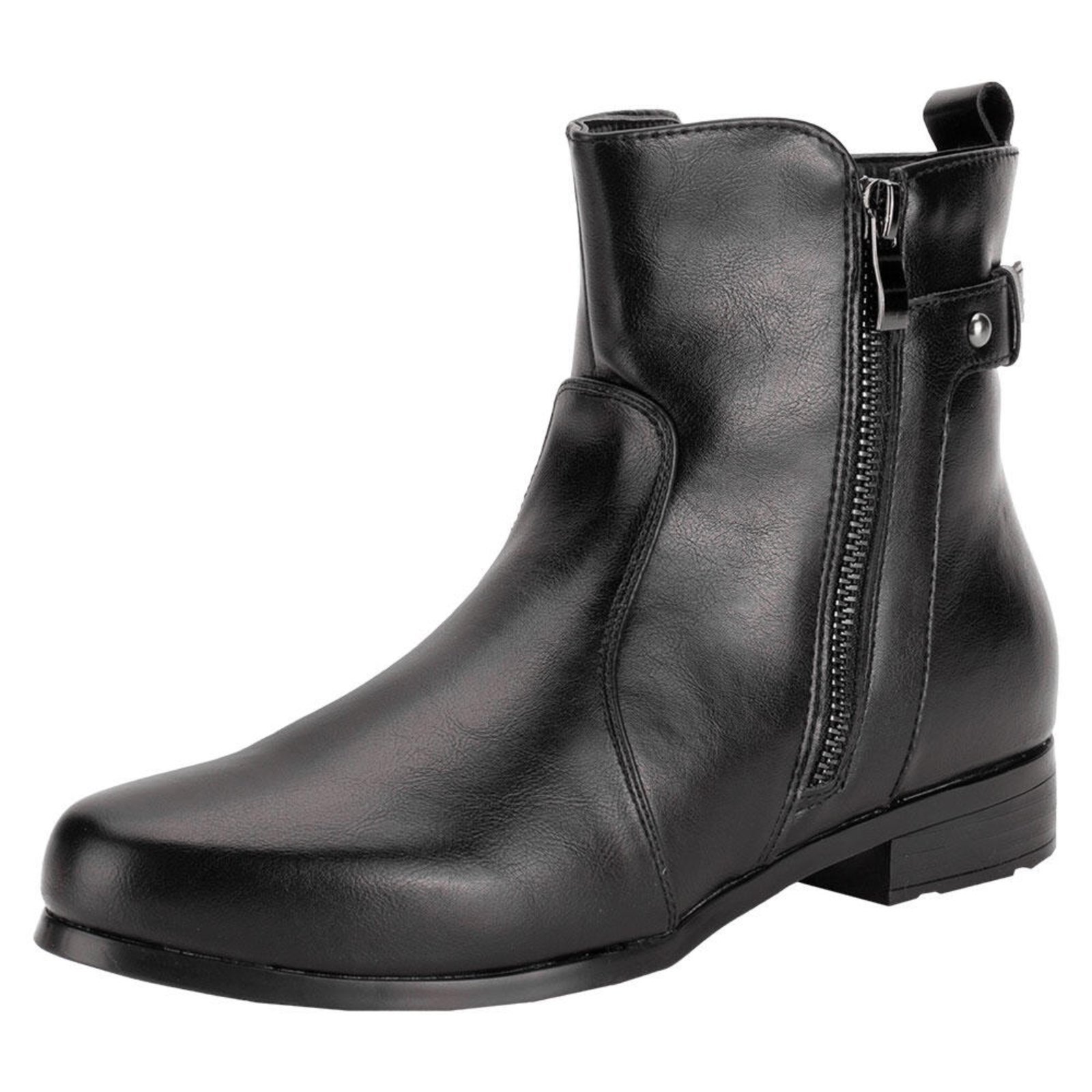 Bota Feminina Cano Baixo Mooncity 72325 0742325 Preto