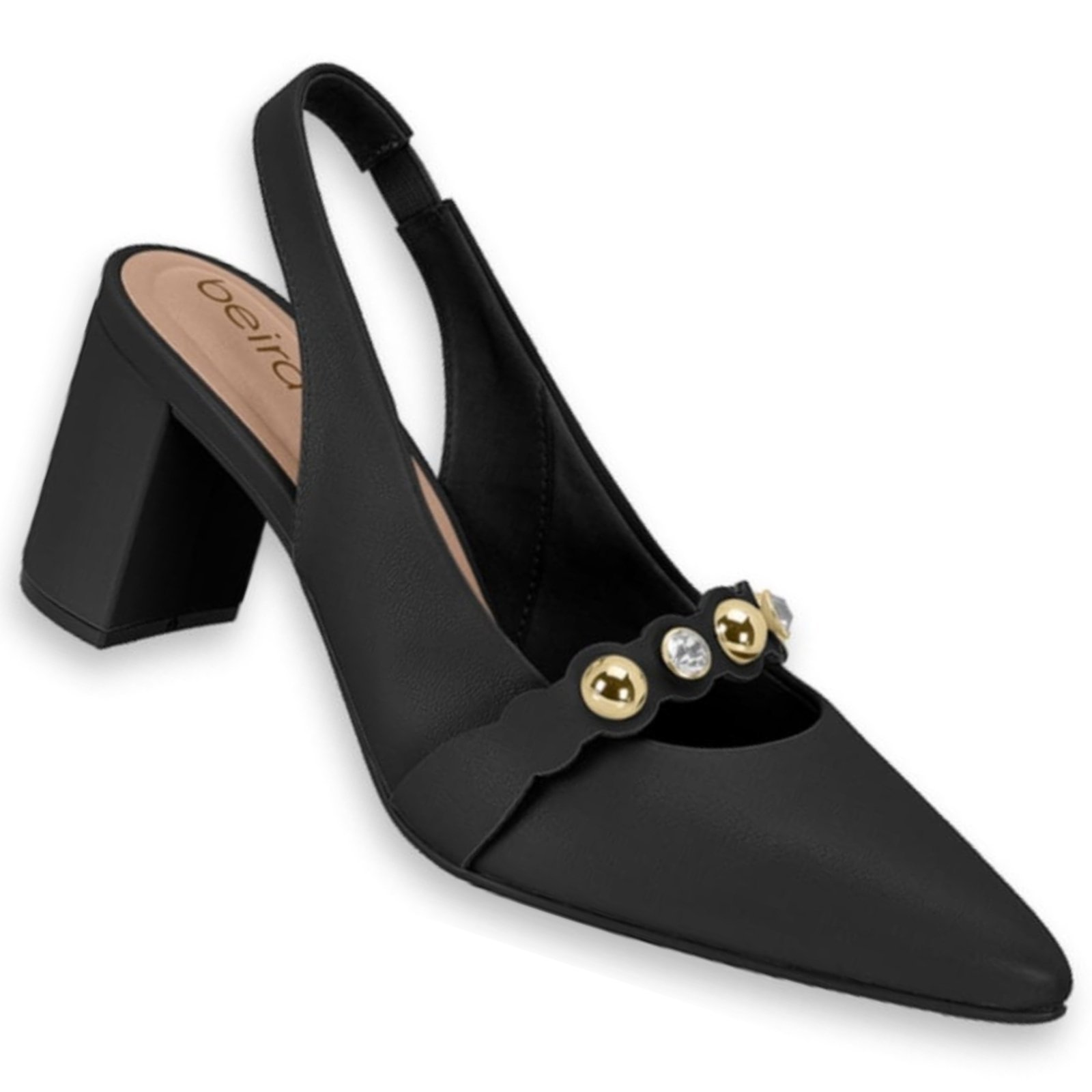 Vista 2 Sapato Beira Rio 4241.235 Feminino BR SPORTS preto BR SPORTS preto