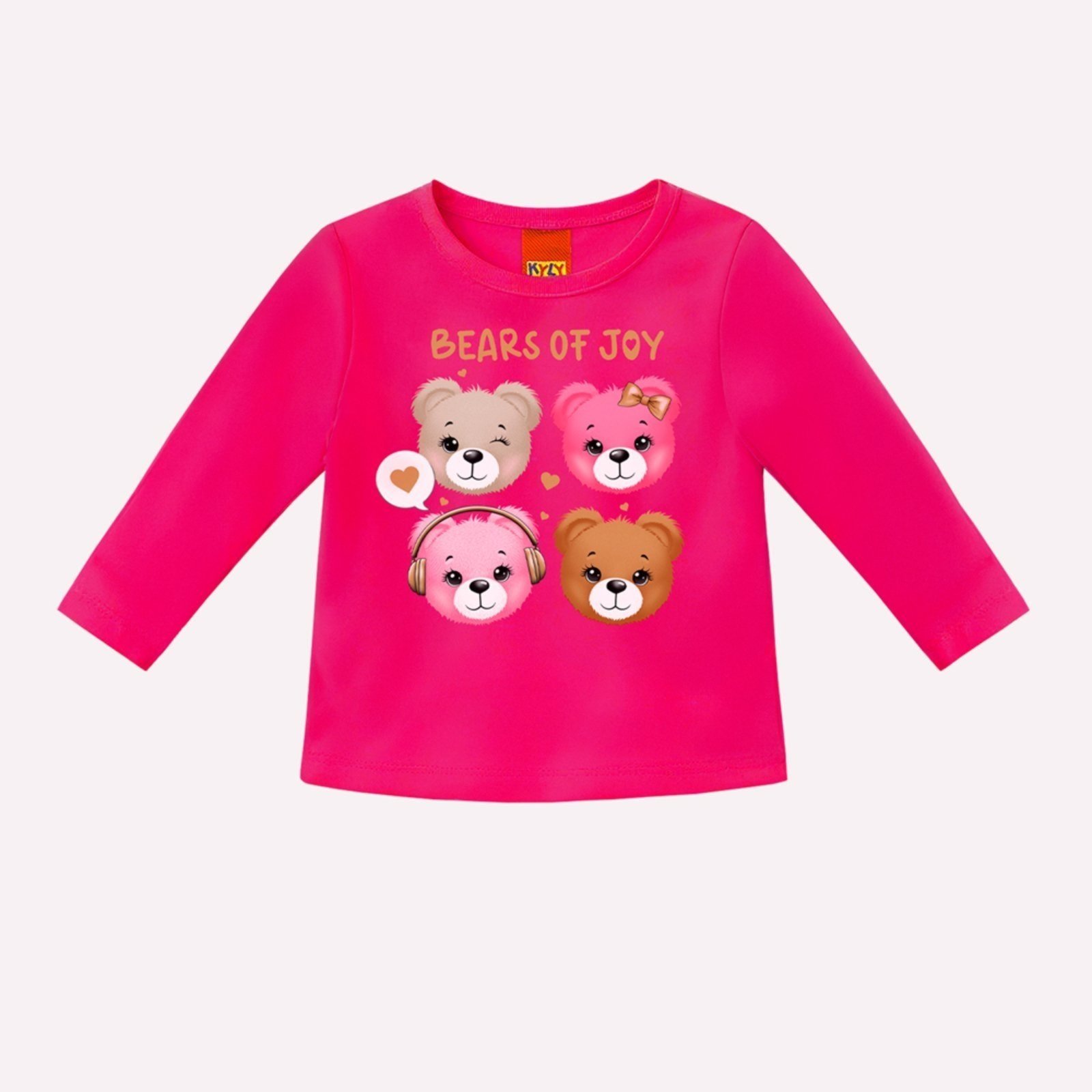 Infantil - Blusa Menina Ursinhos Kyly