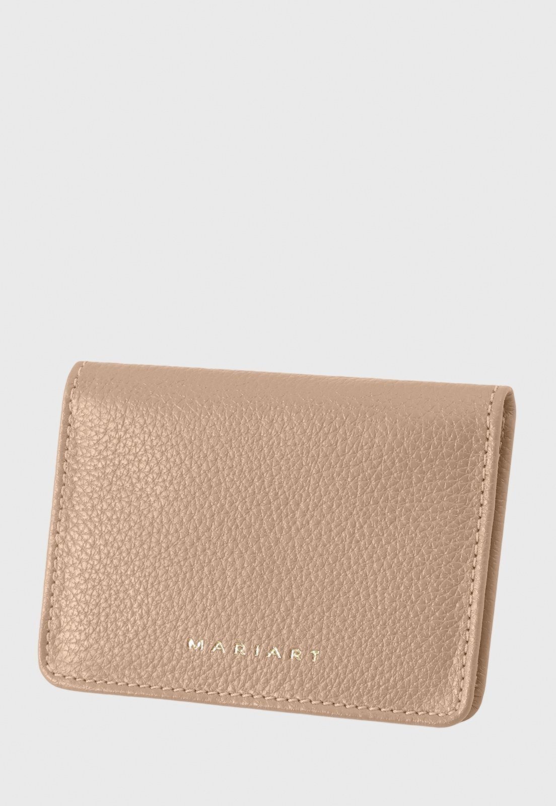 Carteira de Couro Mariart 674 Creme