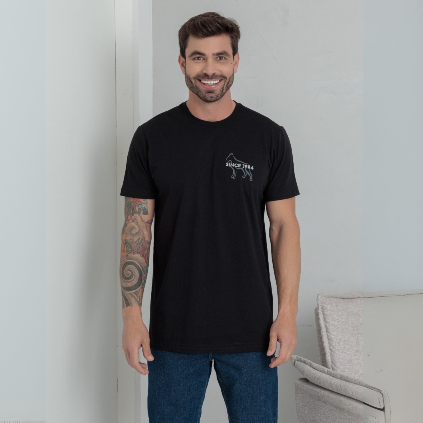 Camiseta Bordada Masculino Revanche Ugerno