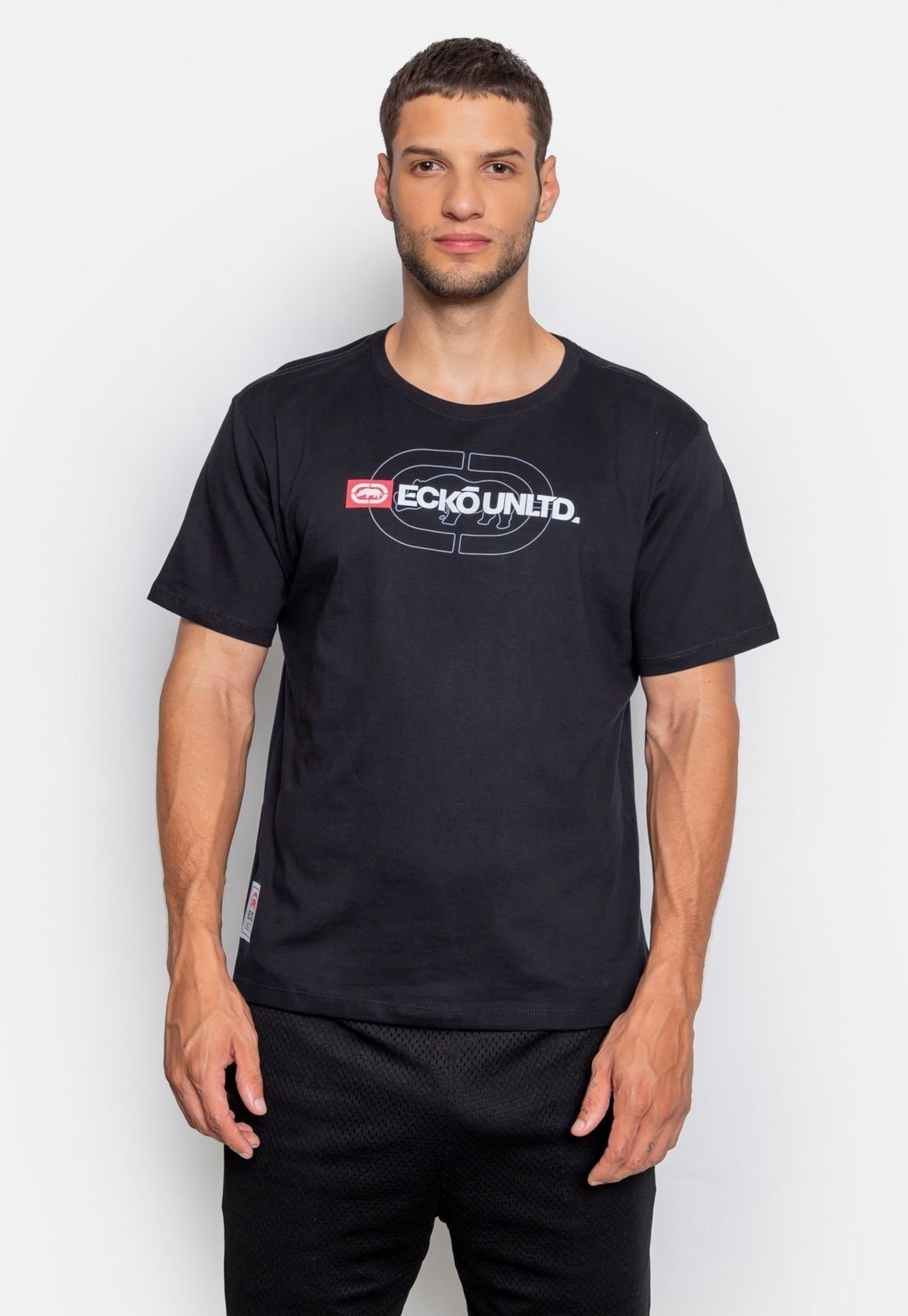 Camiseta Ecko Estampada Back Preta