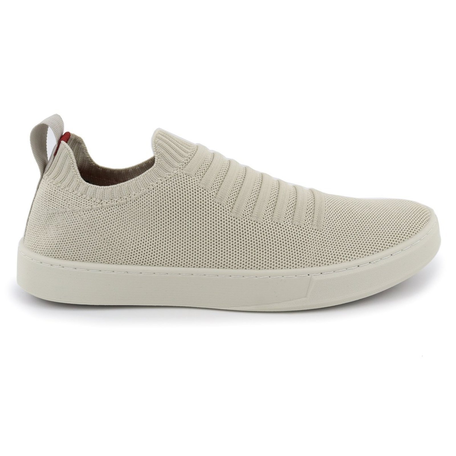 Tênis Meia Masculino Lavini Sapatenis Knit Palmilha Silicone Bege