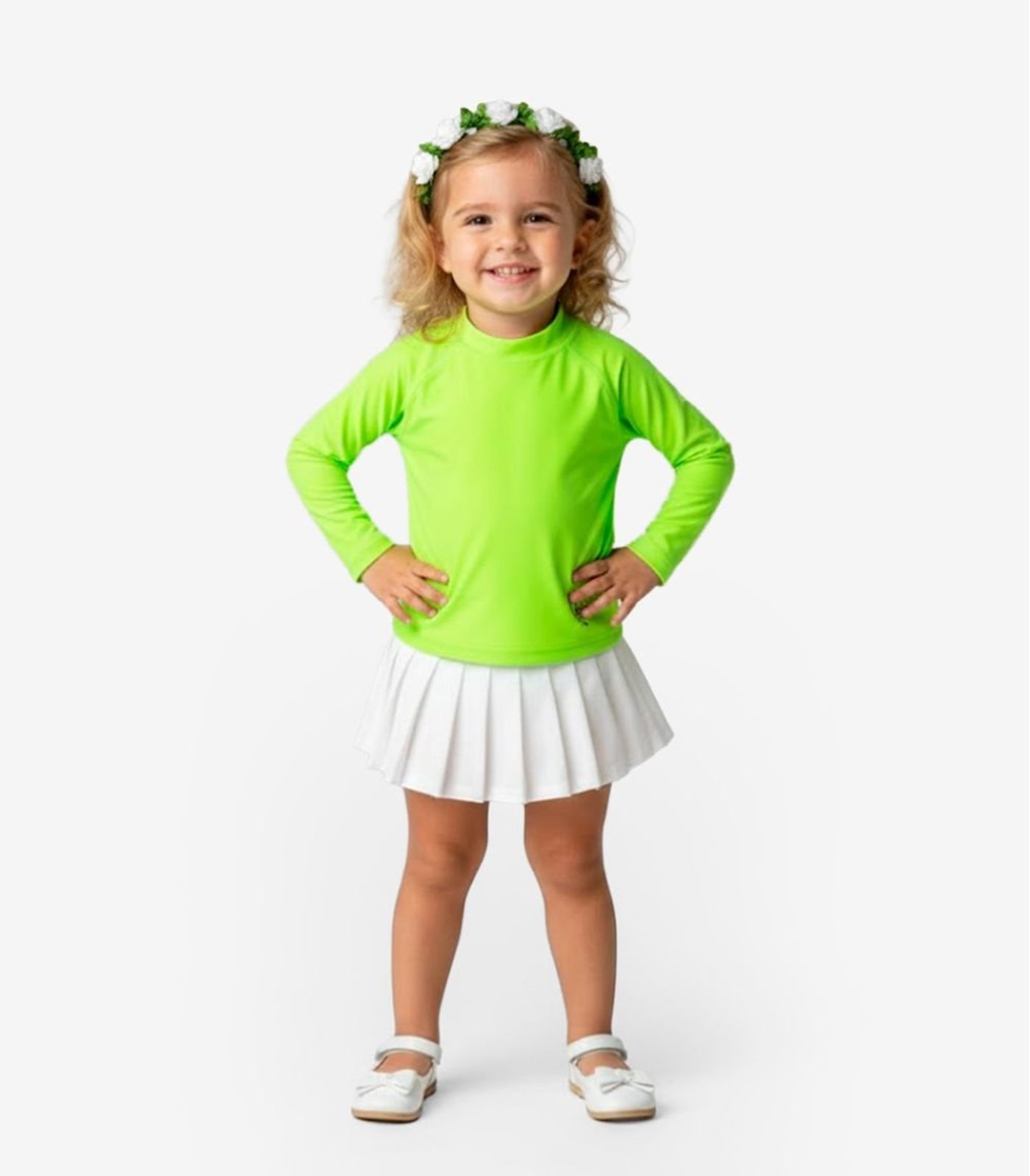 Infantil – Blusa Térmica Proteção UV Praia Manga Longa Select Amarelo