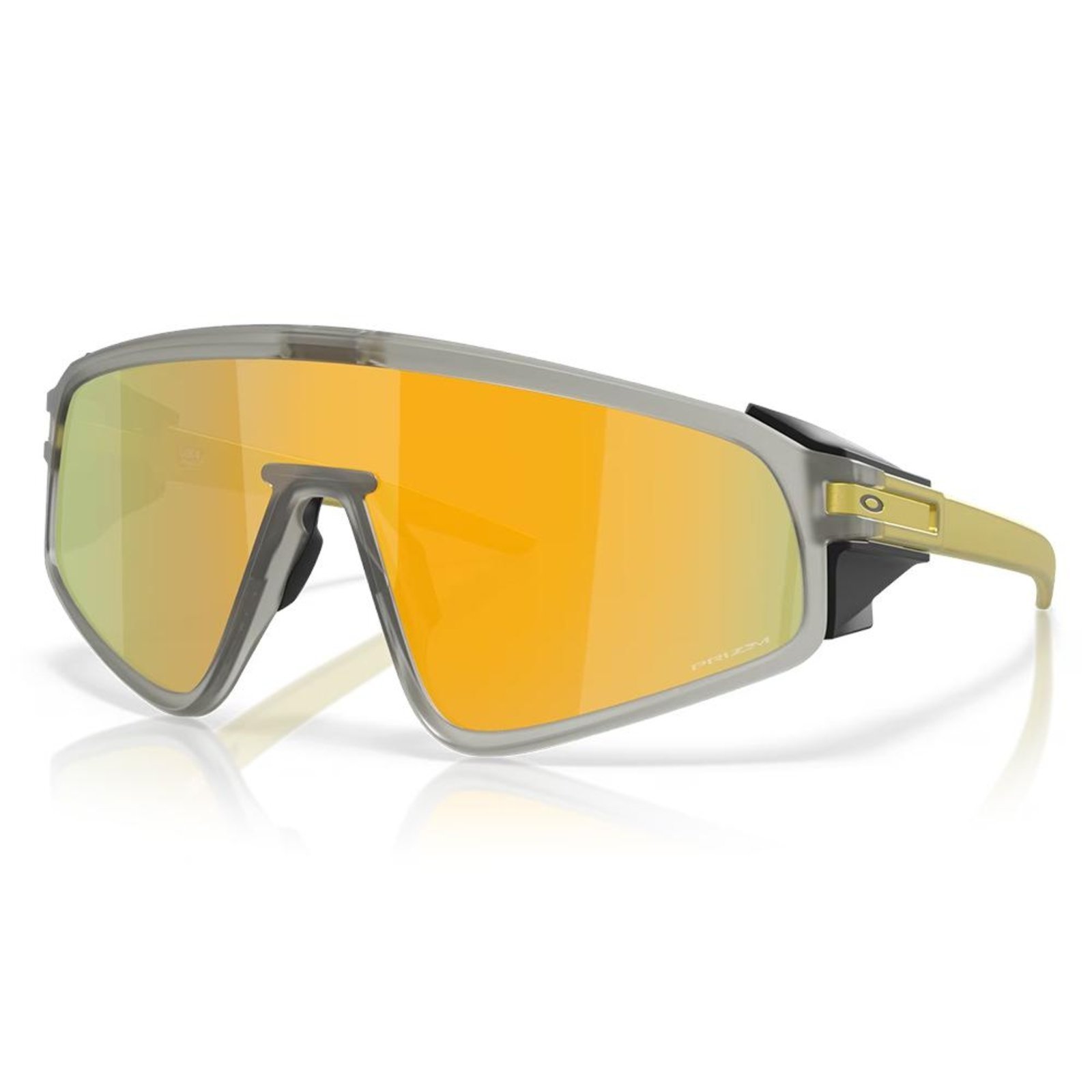 Vista 2 Óculos de Sol Oakley Latch Panel Matte Grey Ink Prizm 24K preto grey preto grey