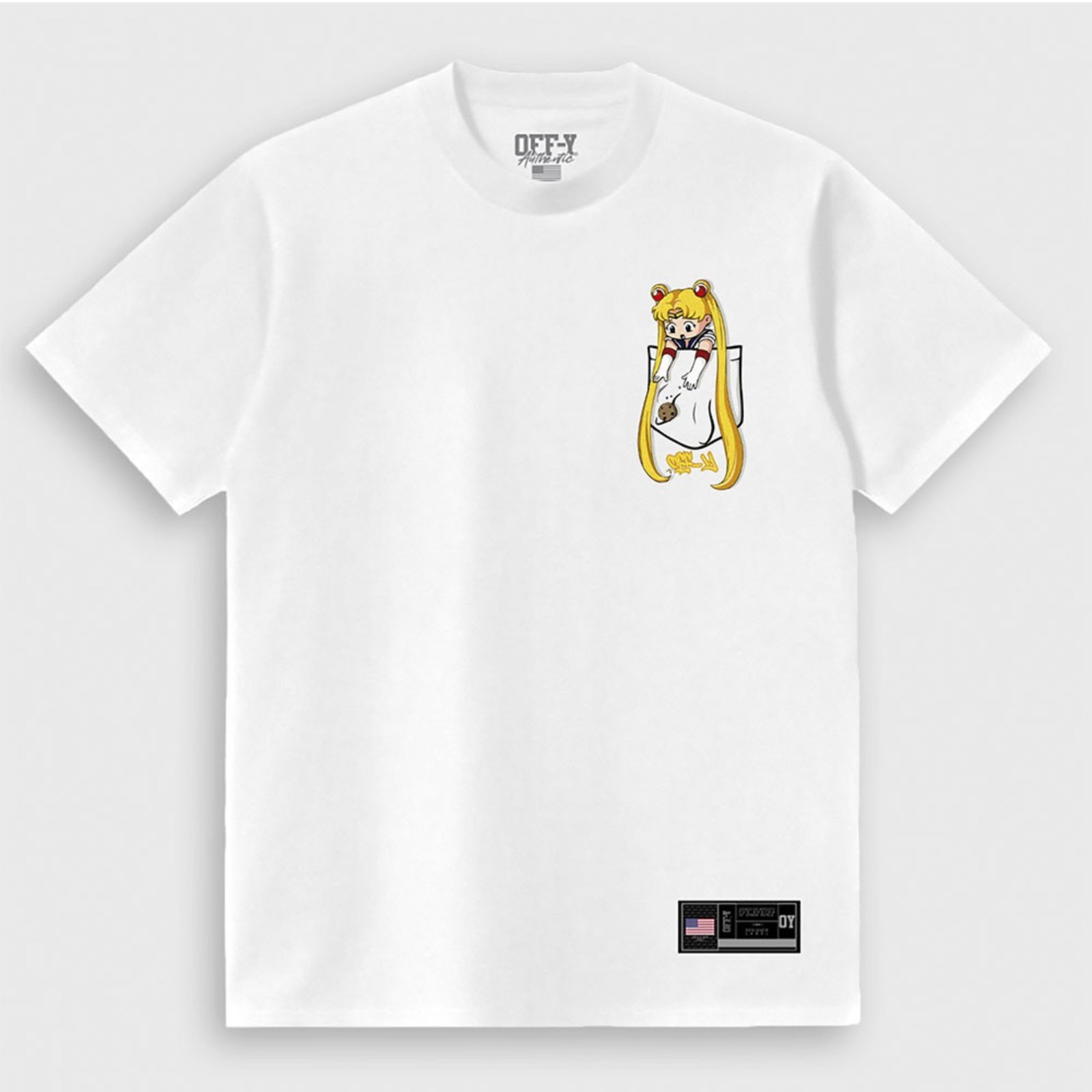 Camiseta Oversized Streetwear Moon Branco Off-Y