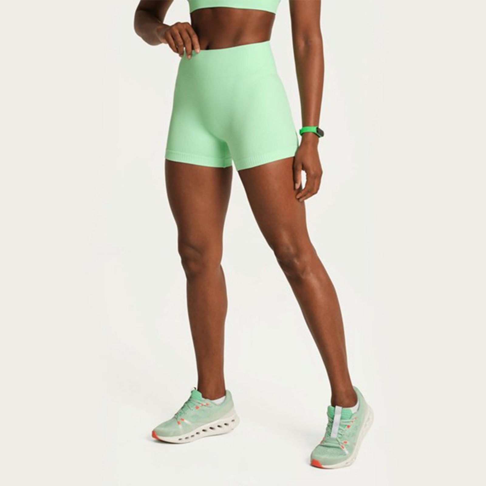 Shorts Lupo Sport Canelado Seamless 71382 Lima Citrico