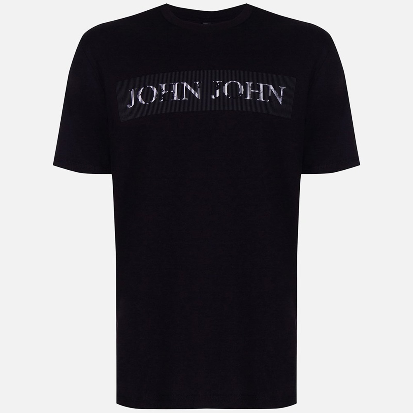 Camiseta John John Sl John Spines Ve25 Preto Masculino