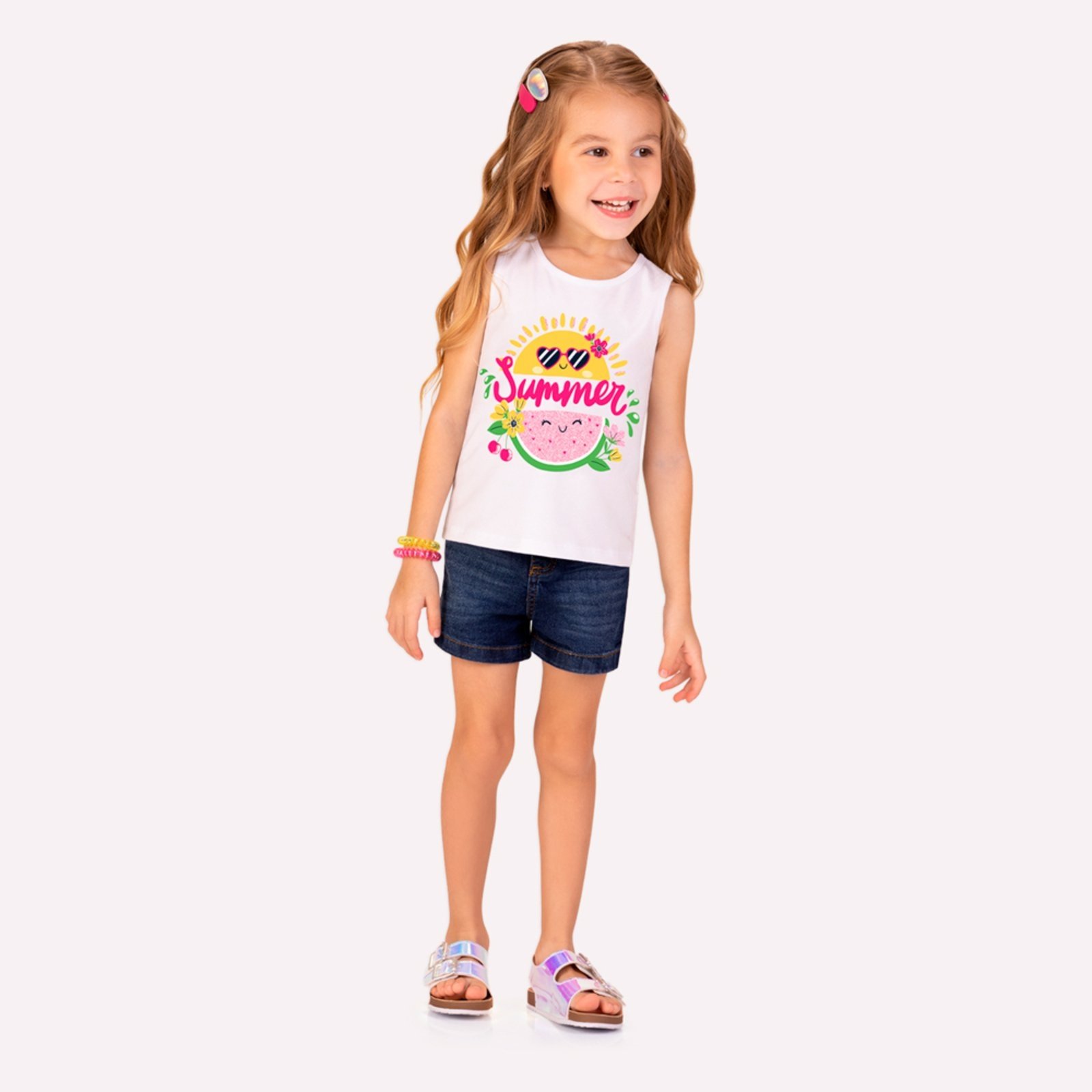 Infantil – Regata Menina em Cotton Kyly
