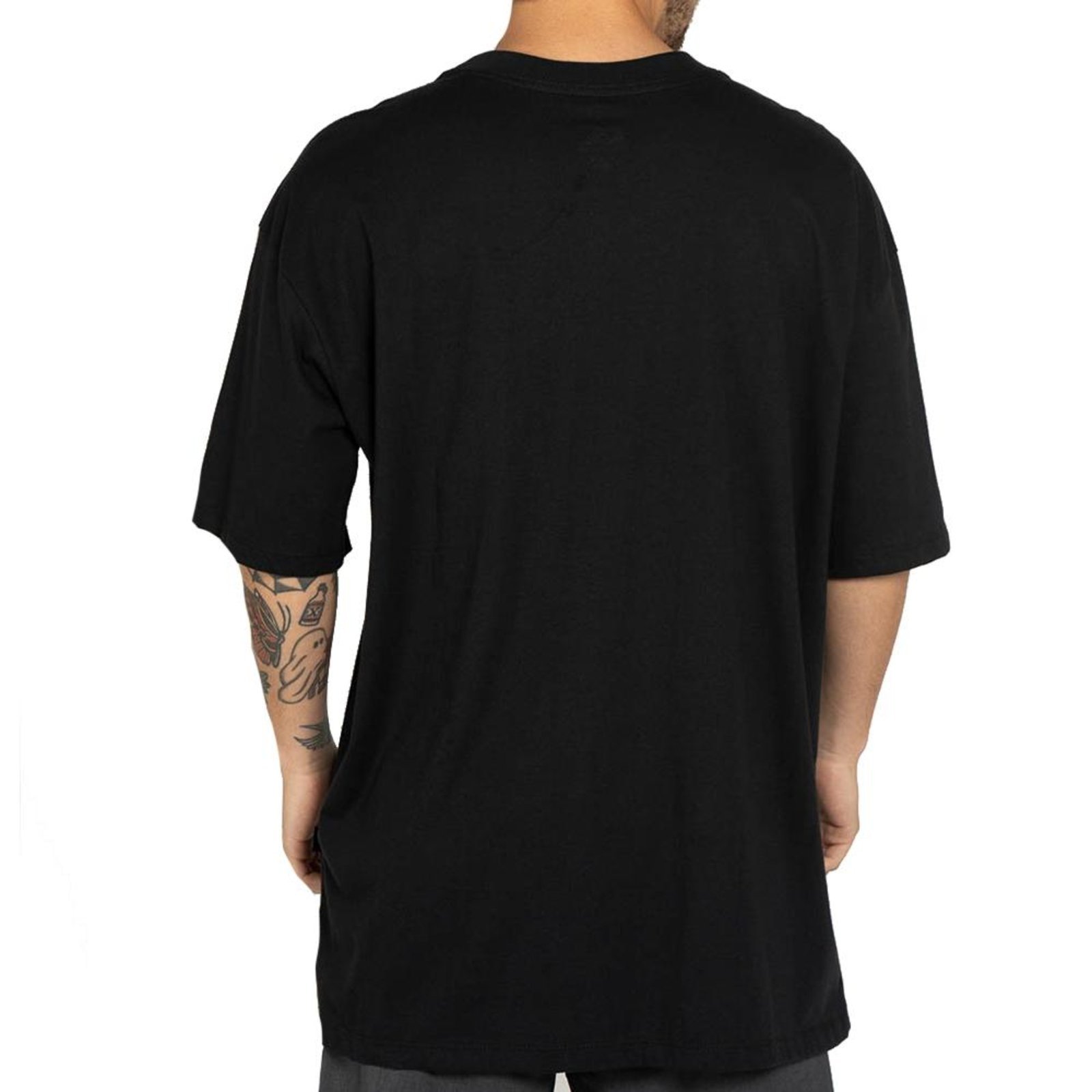 Camiseta Quiksilver Patch Over WT25 Masculina Preto