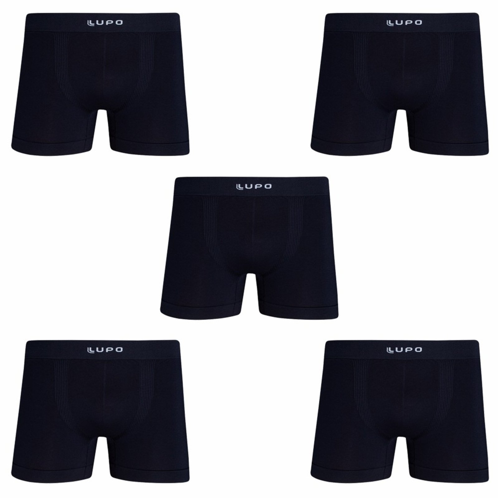 Kit/5 Cueca Lupo Boxer Micromodal 661-001