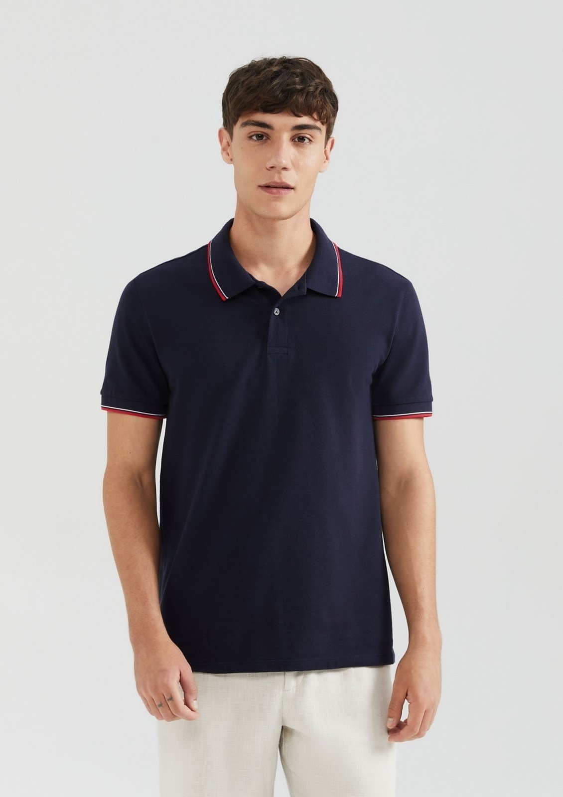 Camisa Básica Masculina Polo Básica Em Algodão Hering