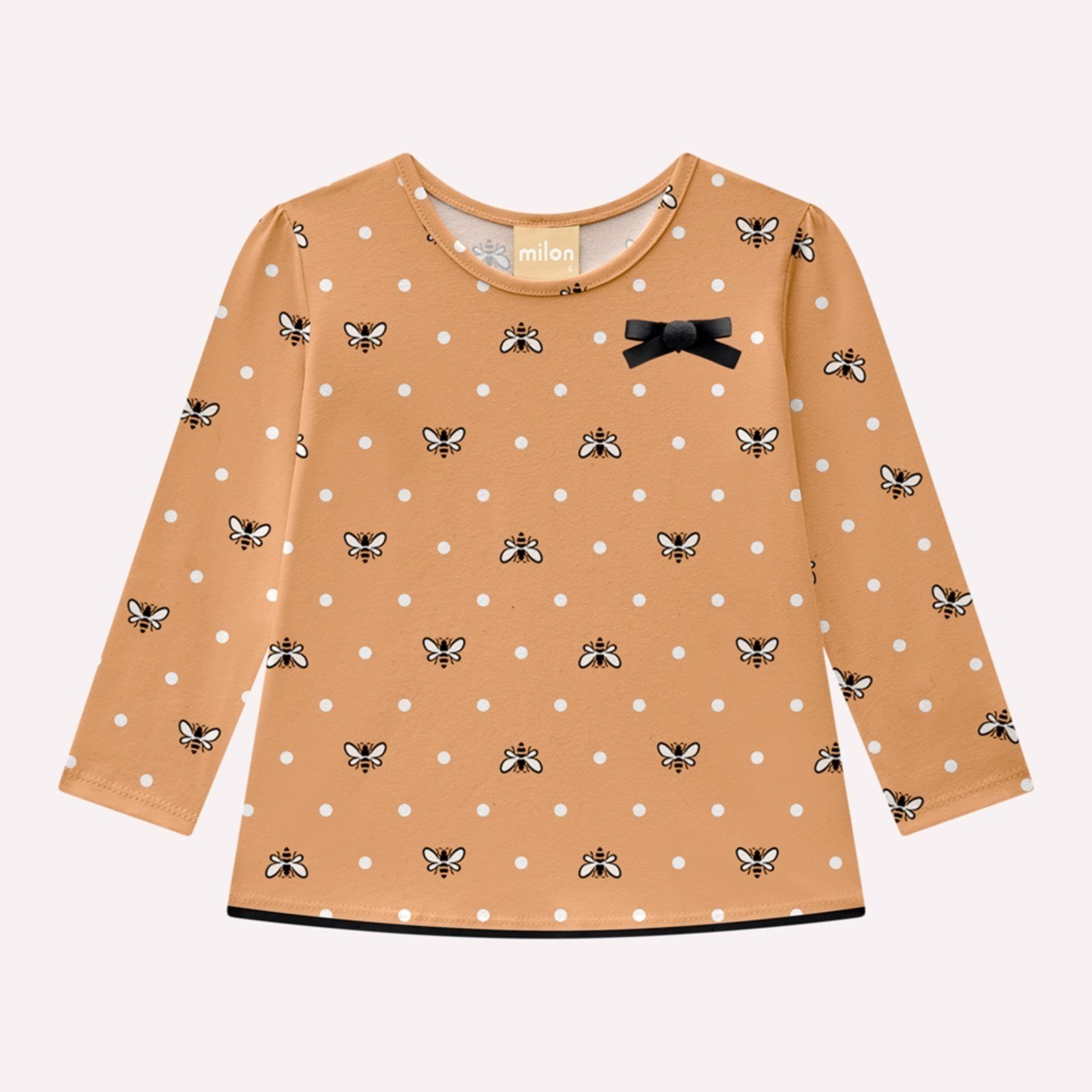 Infantil - Blusa Menina Abelhas Milon