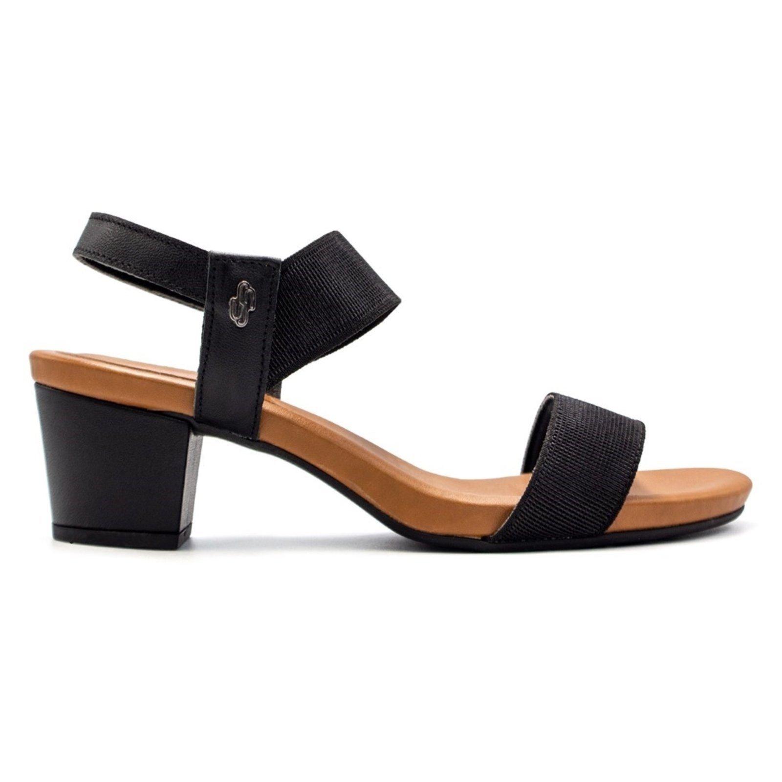 Sandália Usaflex Feminina Elástico Salto Bloco Y8204