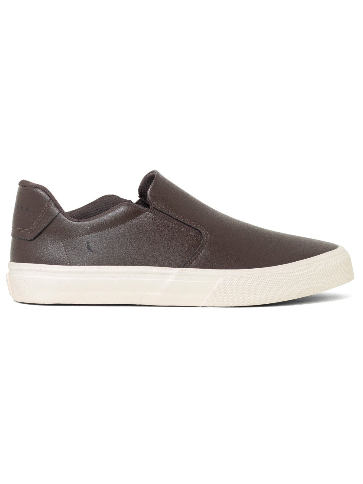 Tênis Masculino Slip On Reserva Go Casual Slip Holiday Elástico Confortável Marrom Café
