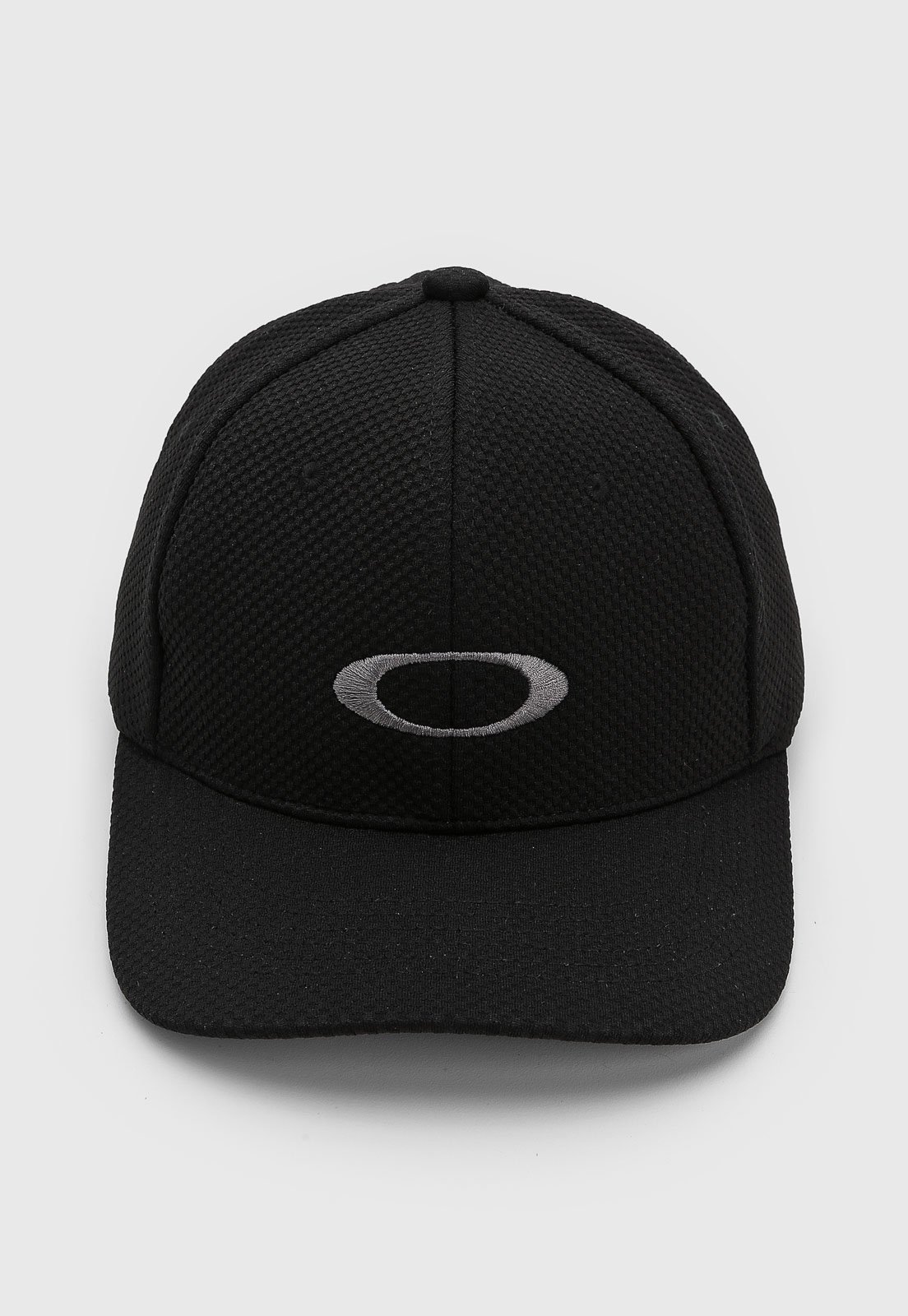 Vista 2 Boné Aberto Oakley Mod Ellipse Aba Curva Oakley preto