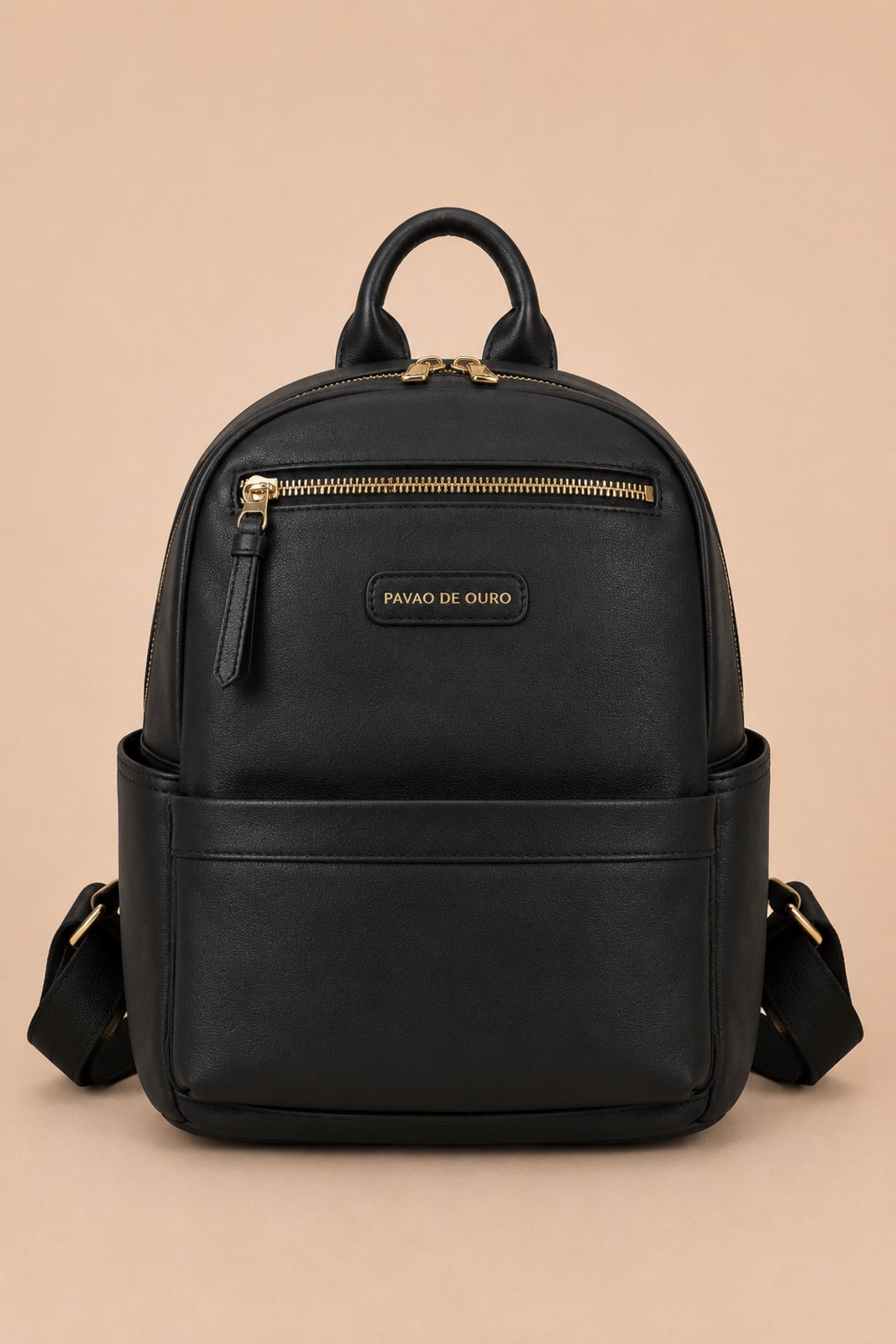 Mochila Grande Aria D Bell Outlet Fashion Preto