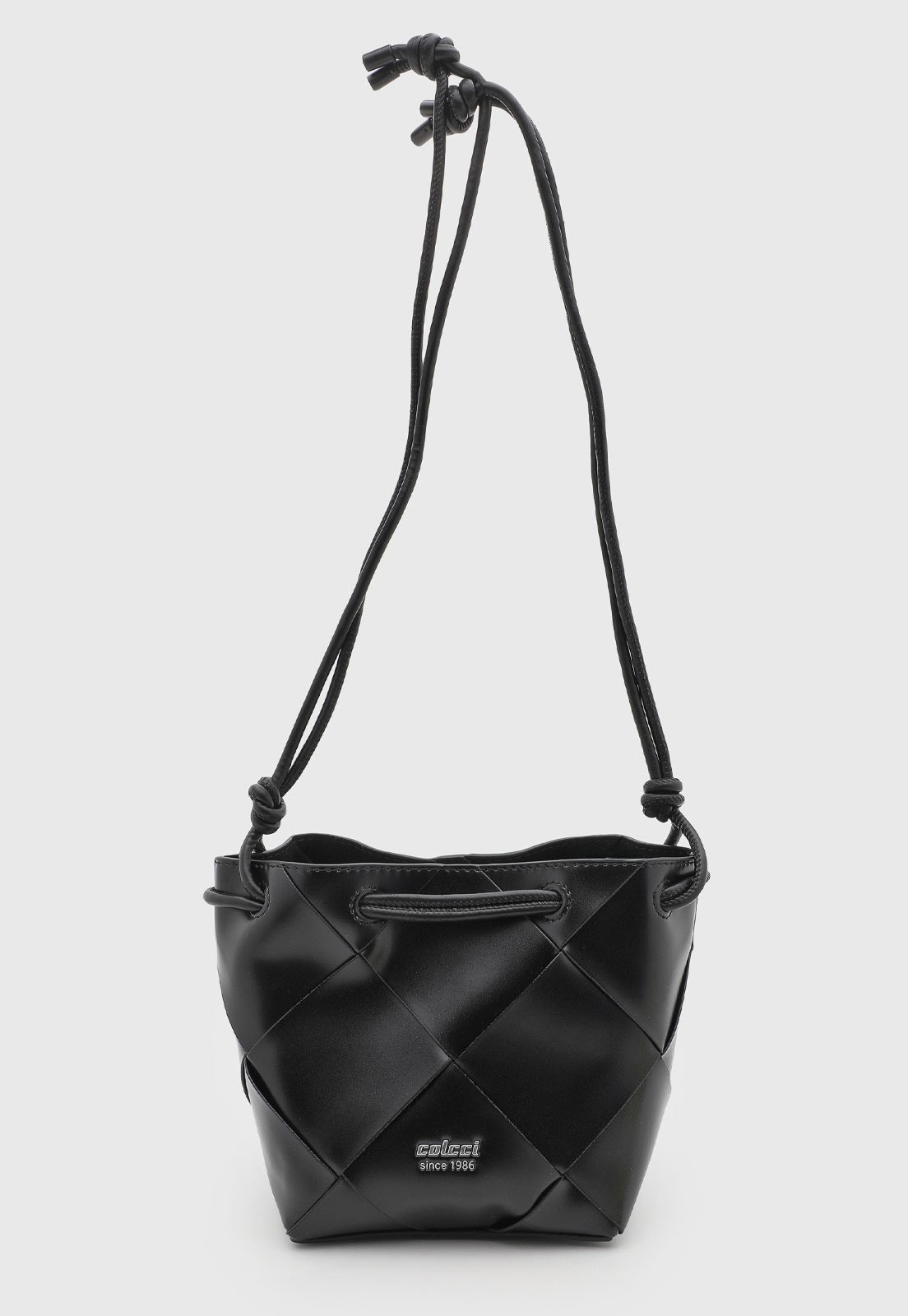 Bolsa Feminina Colcci Estruturada Tressê Preta