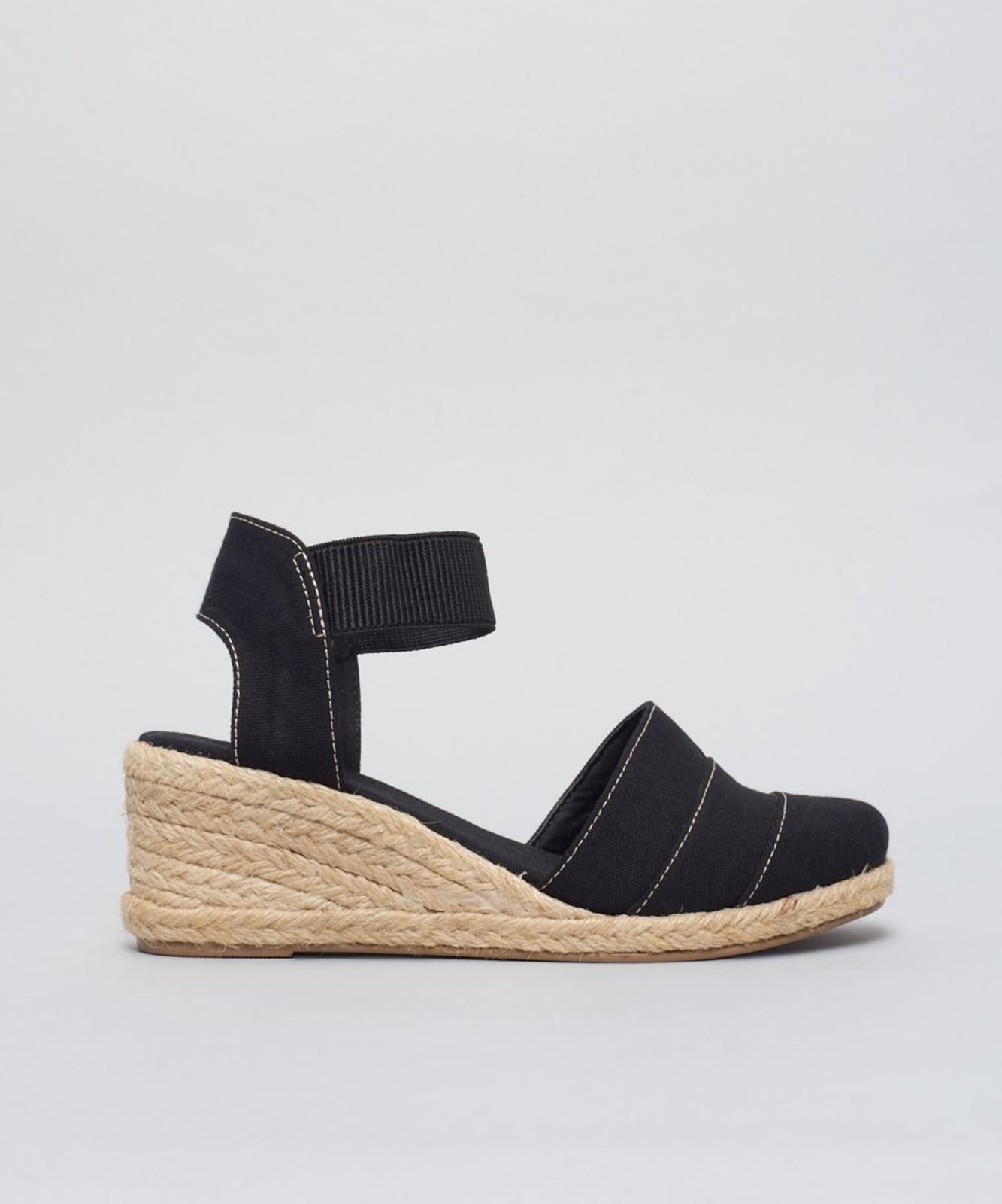 Anabela Lona Recortes Elastico - Preto 35 - preto