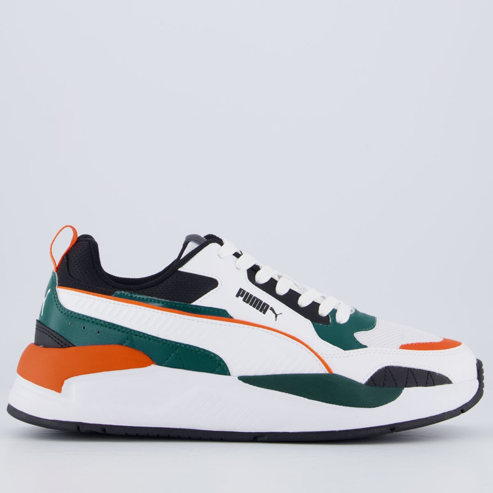 Tênis Puma X-Ray 2 Square Branco e Verde