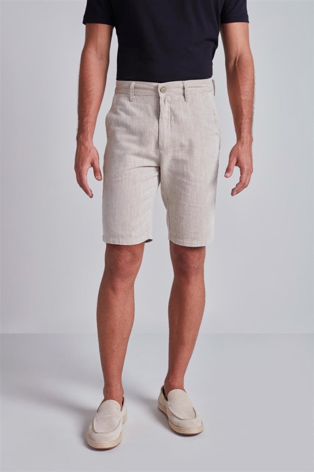 HIGHSTIL Bermuda Slim Fit - Bege Areia