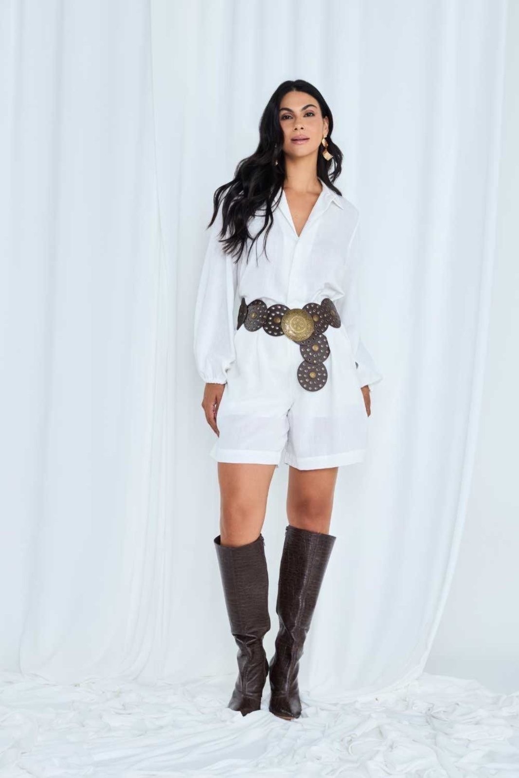 Bermuda Vanibele Crepe Off White