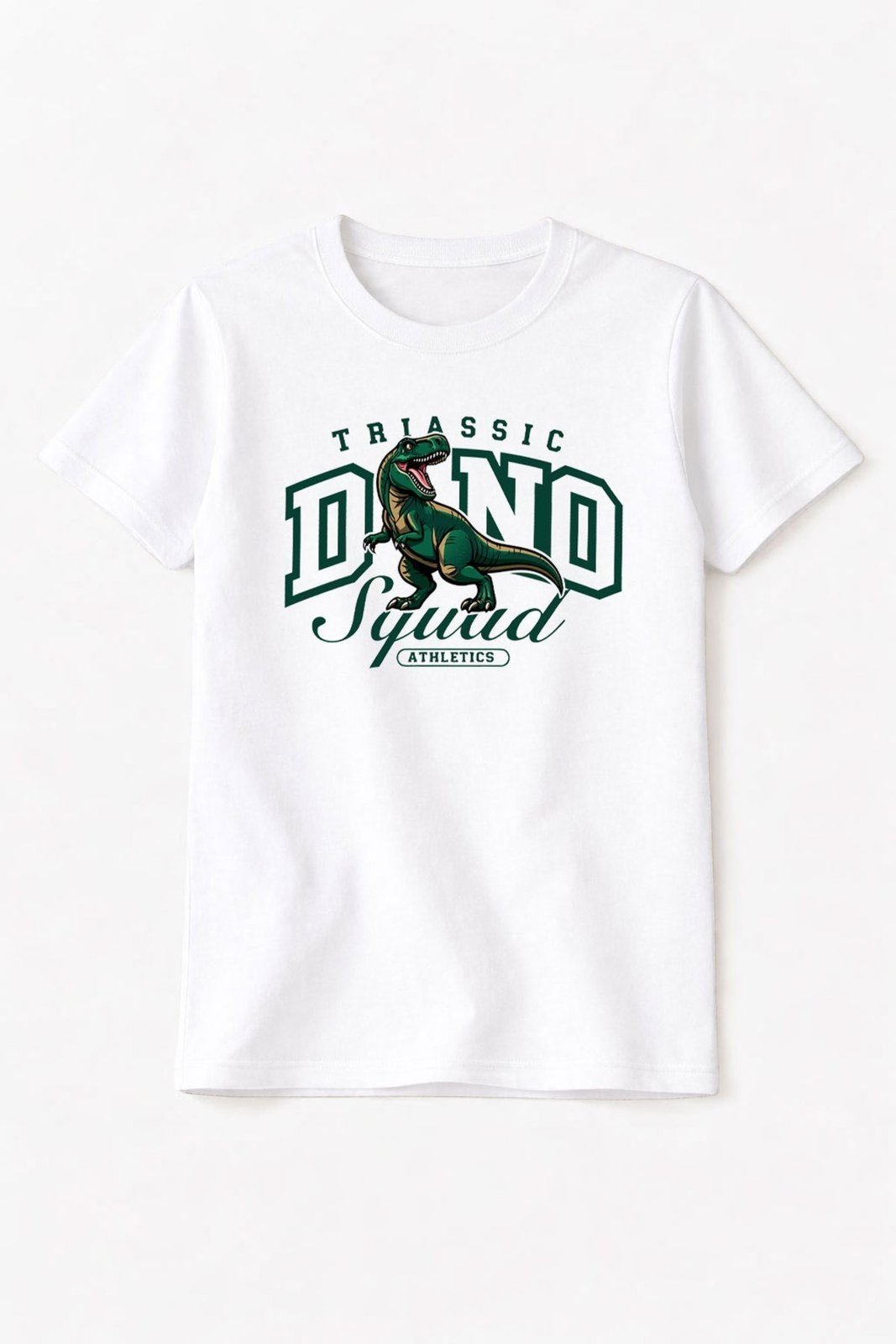 Infantil - Camiseta Masculina Algodão Dino Branca - Babei no Look