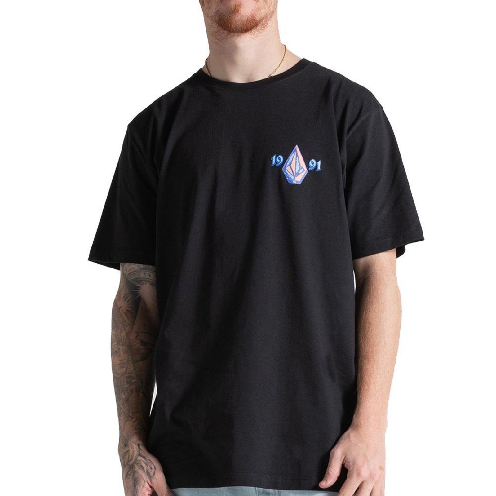 Camiseta Volcom Countertop WT26 Masculina Preto