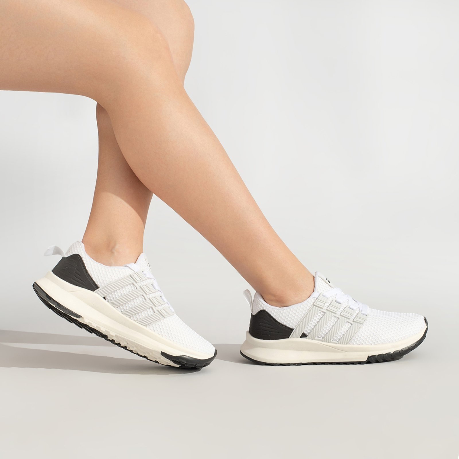 Tênis Academia Feminino Esportivo Let’s Run Branco