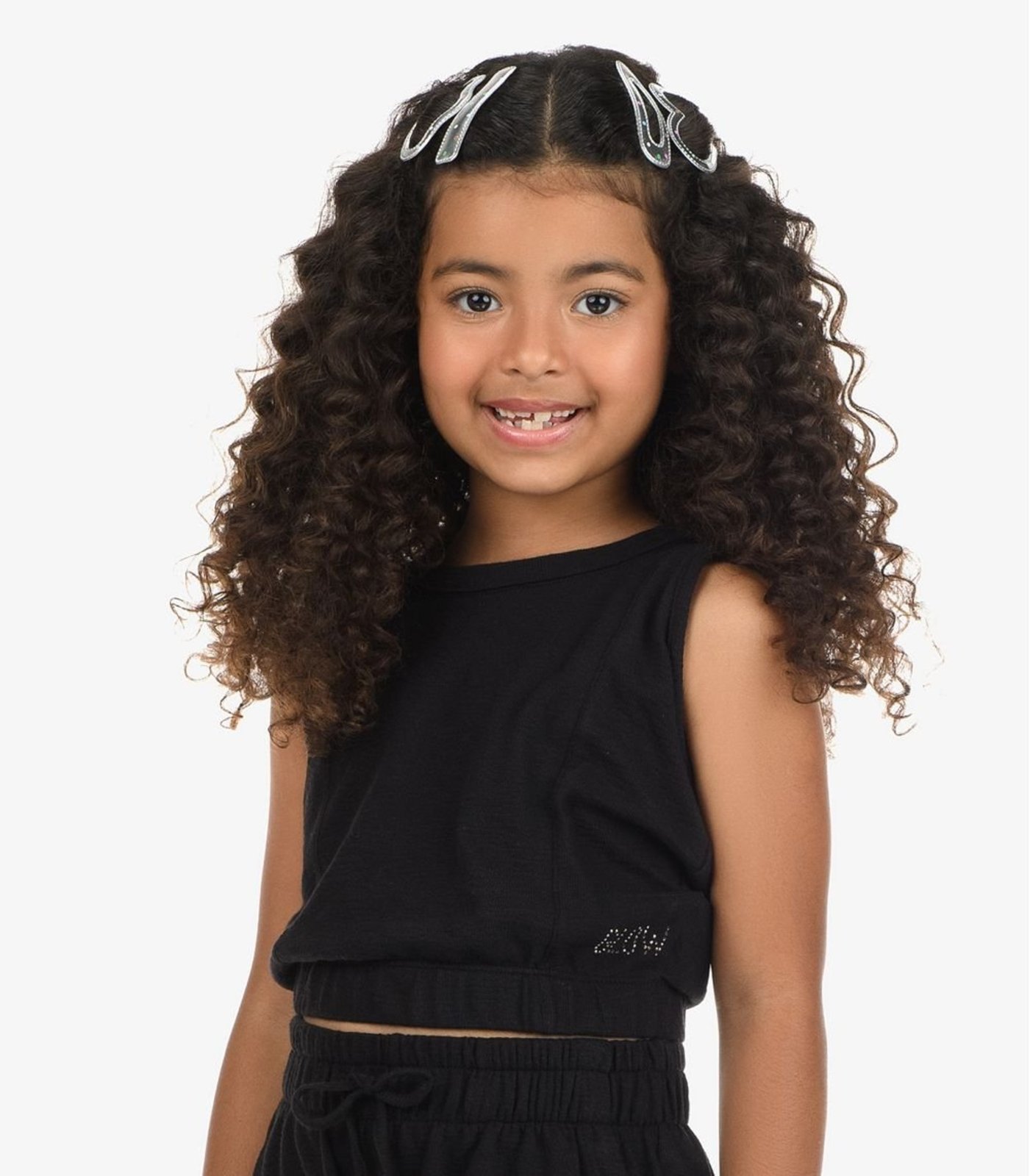 Infantil - Conjunto Regata Com Shorts Malhão Fruit Rovi Preto