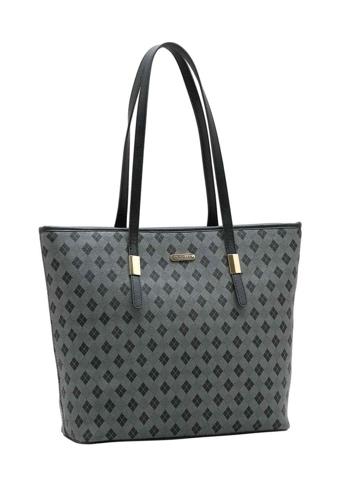 Bolsa Feminina Ombro Triângulo Chic 3485899 Preto