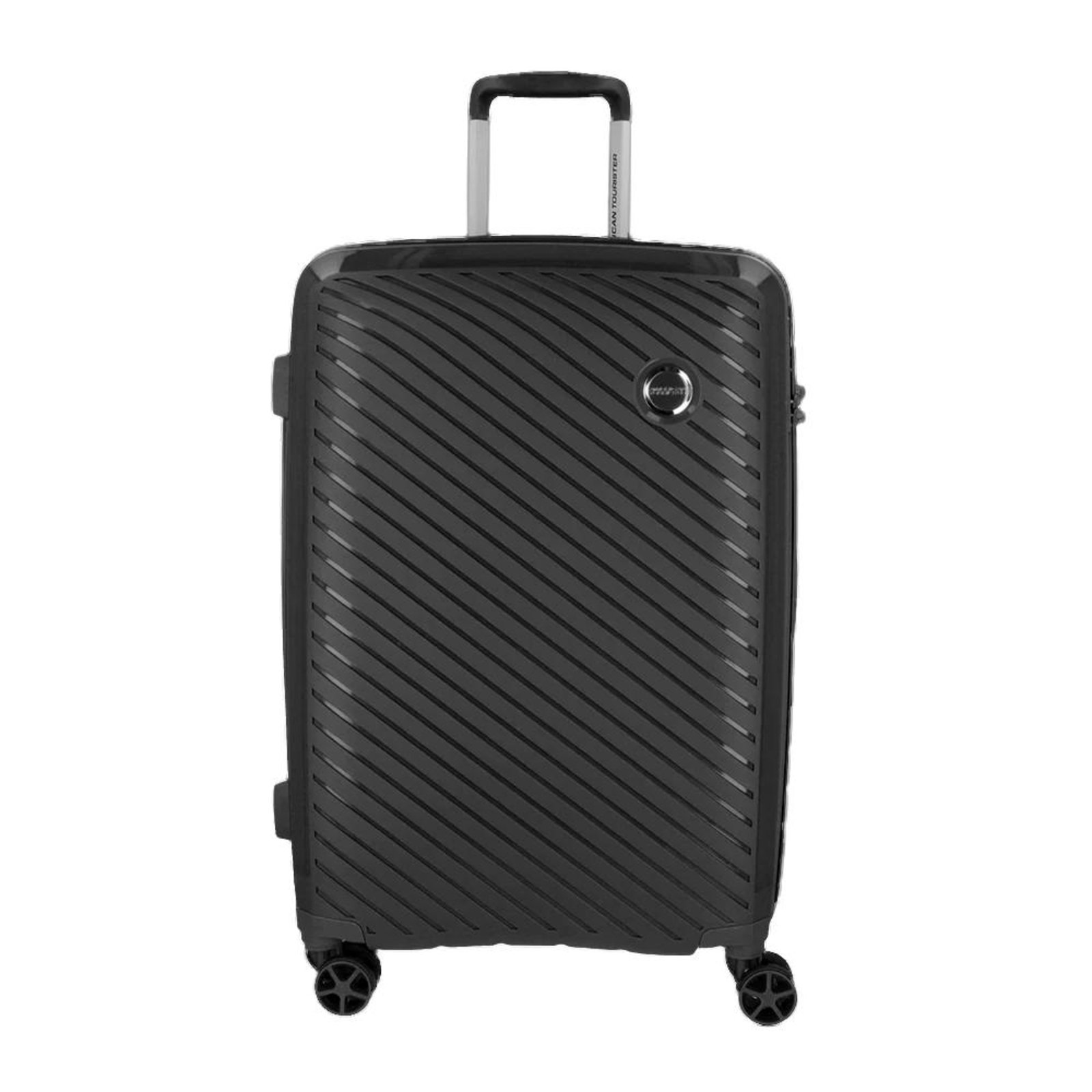 Vista 2 Mala de Viagem American Tourister Grande Zanzibar Preto incolor American Tourister incolor