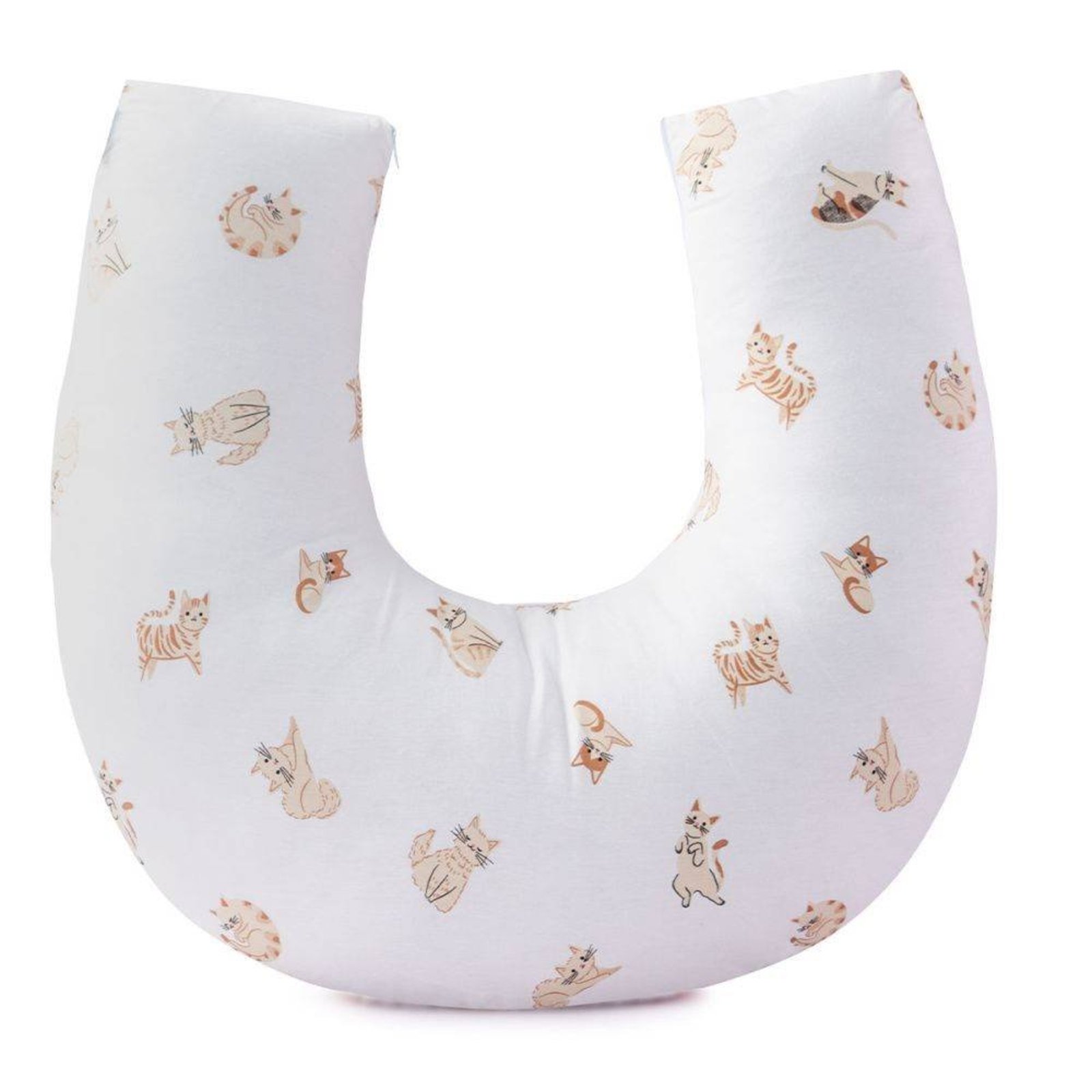 Infantil - Almofada Amamentação Casa Modelo Enxovais Baby Percal 200 Fios Algodão - Minha Gatinha