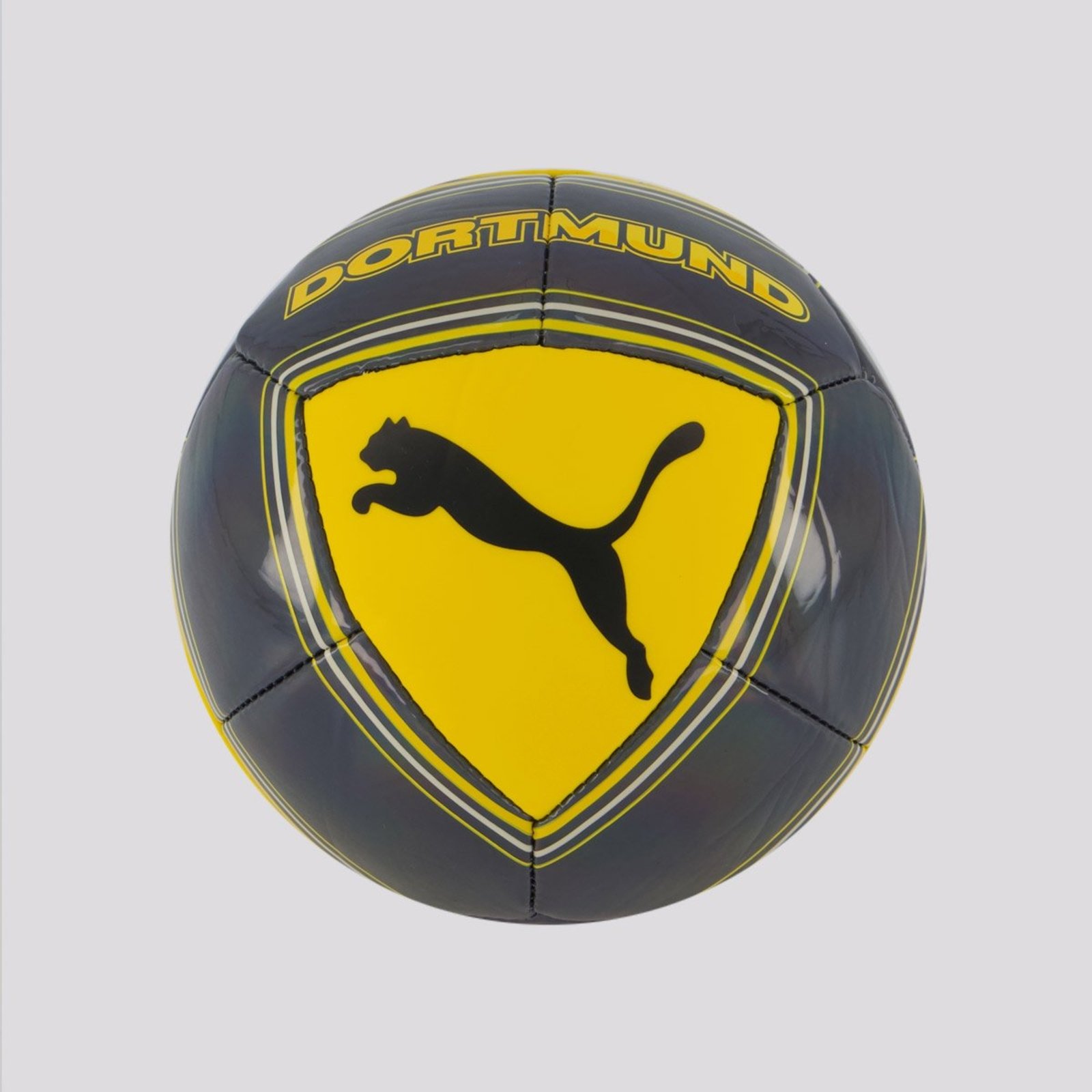 Mini Bola Puma Borussia Dortmund Culture Amarela e Preta