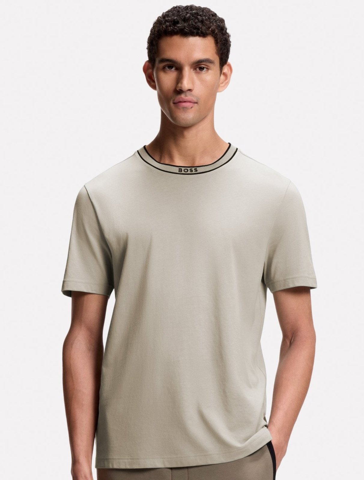 Camiseta Hugo Boss Masculina Regular Fit Tee 5 Bege