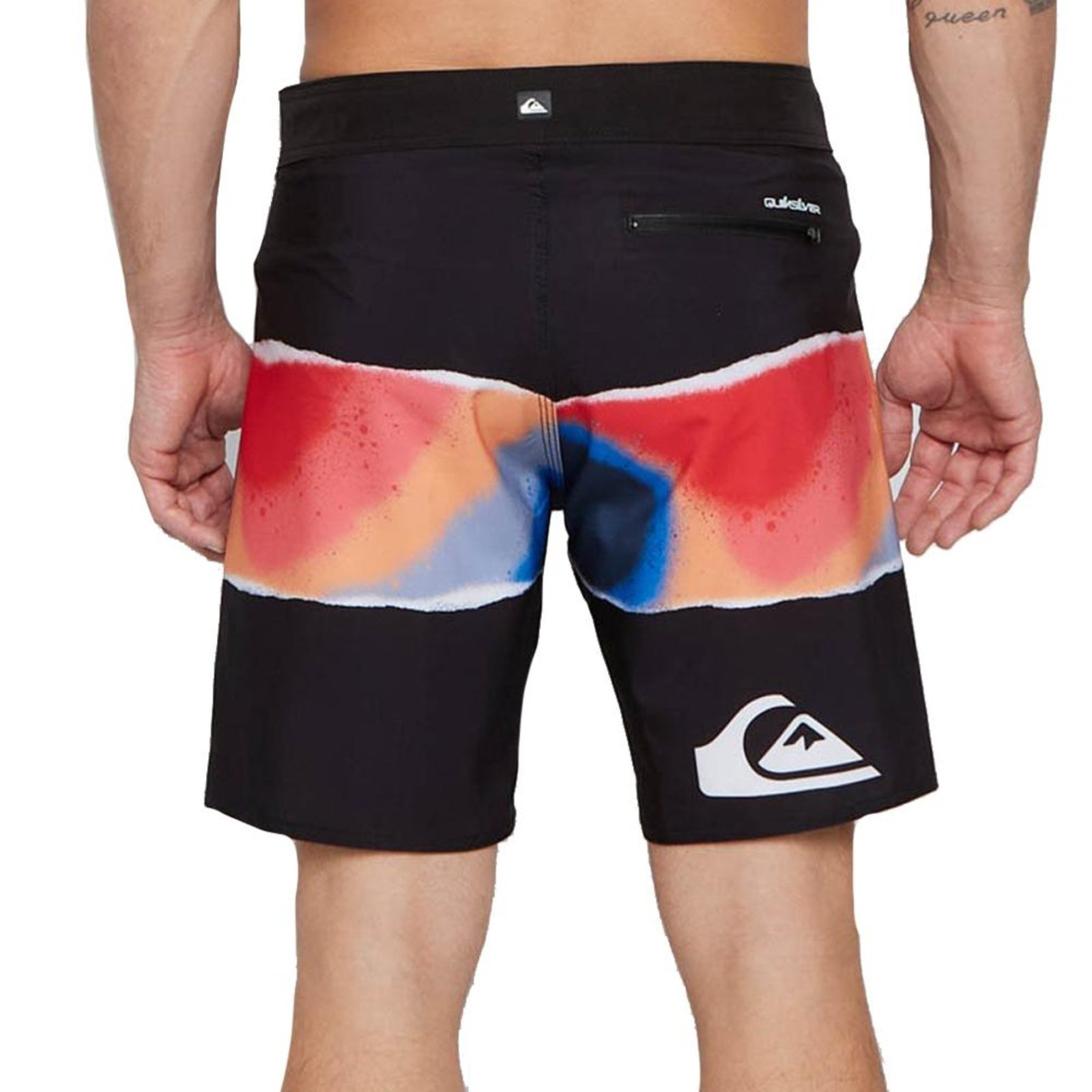 Bermuda Quiksilver Everyday Airbrush 18" SM25 Preto"
