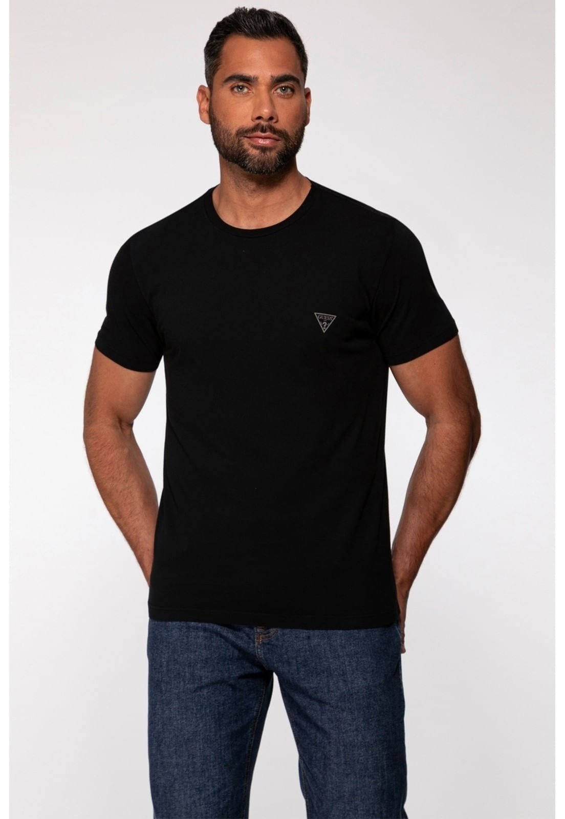 Camiseta Basic Gola C Preto
