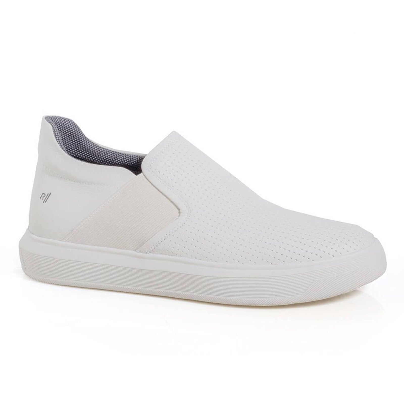 Sapatênis Rafarillo Toronto Masculino Couro Aumenta Altura Off-white