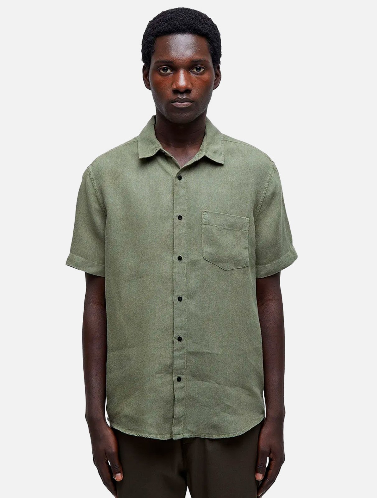 Camisa Osklen Classic Linen Casual Verde